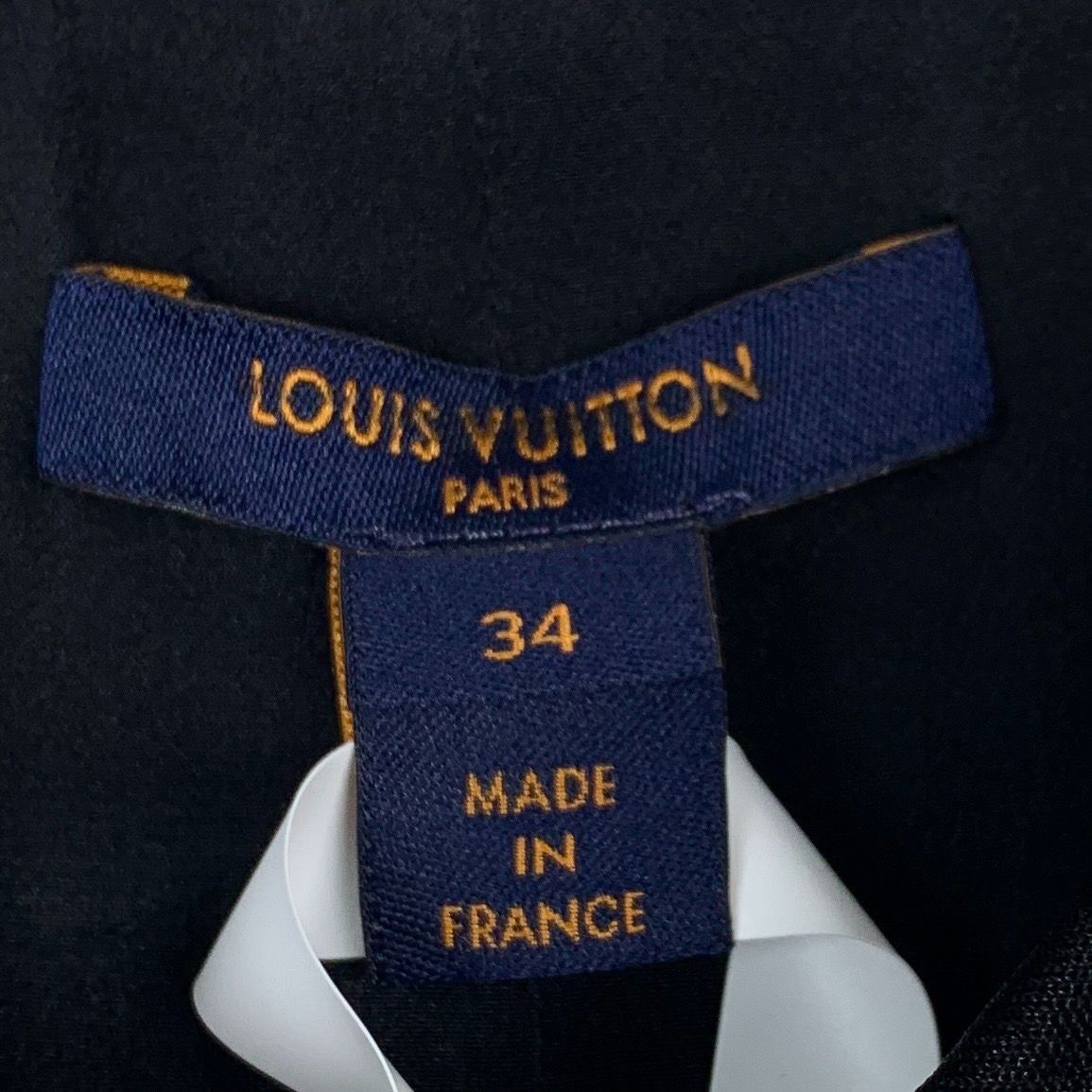 Louis Vuitton [Louis Vuitton] Logo Appliqué Wool Blend Color-Block Vest Dr Size XXS / US 00 / IT 34 - 2 Thumbnail