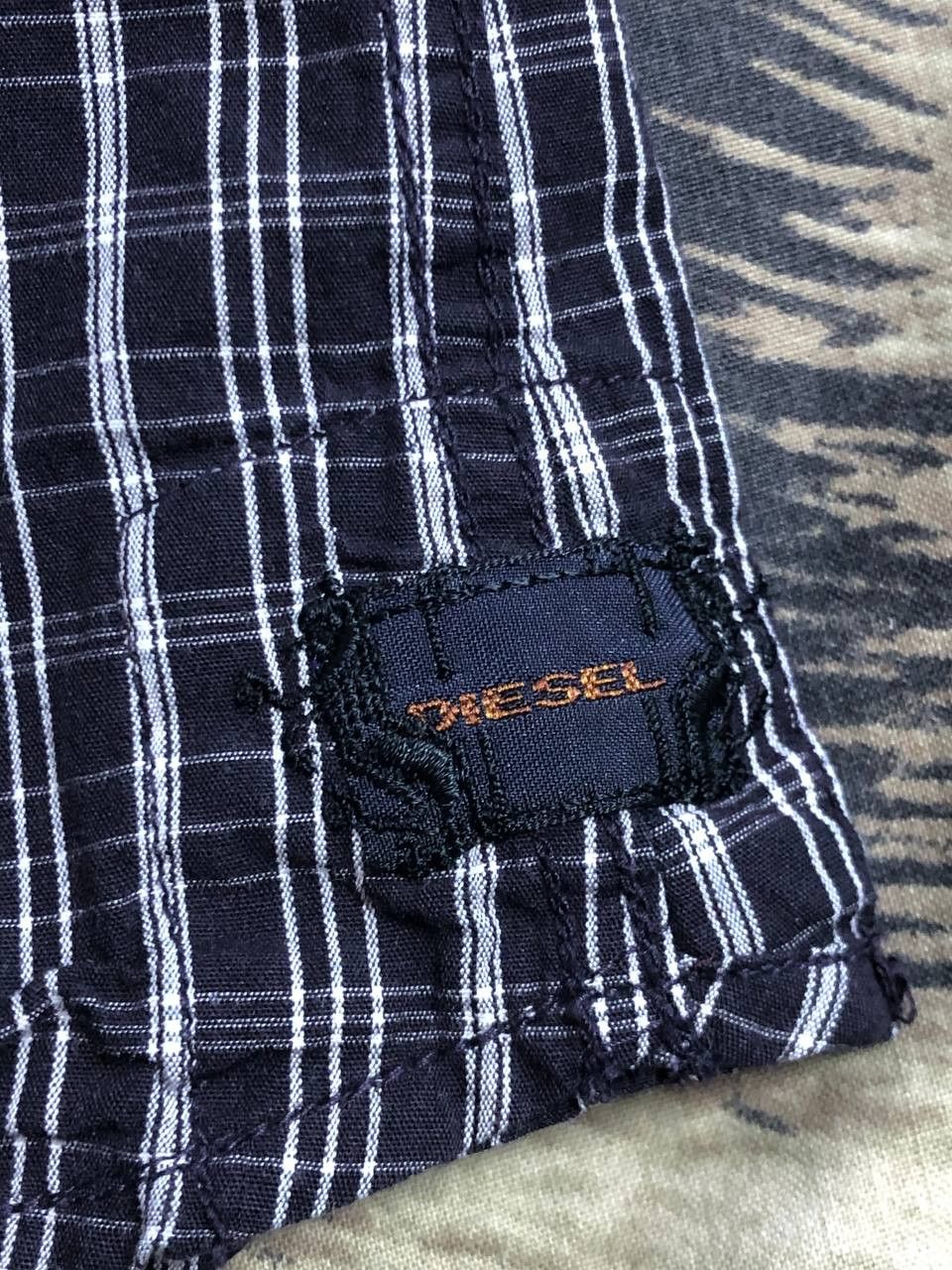 Diesel Vintage Diesel Streetwear Button Up Shirt Size L Size US L / EU 52-54 / 3 - 7 Thumbnail