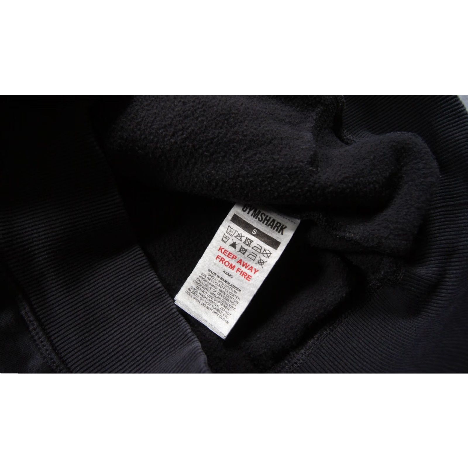 Gymshark GymShark Sweatshirt Mens Small Black Hoodie Pullover Gym Sweater Gym Shark Adult Size US S / EU 44-46 / 1 - 7 Thumbnail