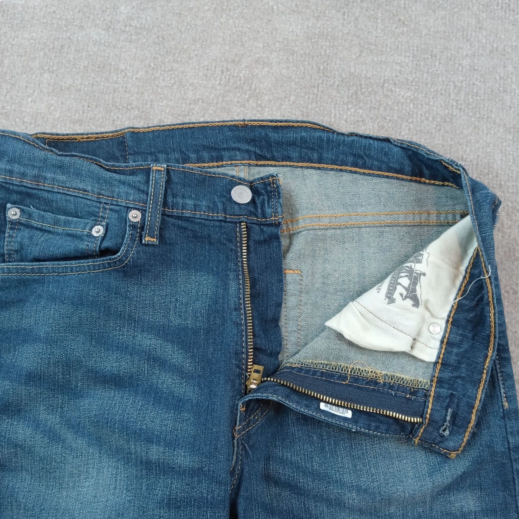 Levi's Levis 513 Jeans Mens Size 32x30 Blue Denim Pockets Slim Straight Leg Stretch Size US 32 / EU 48 - 6 Thumbnail