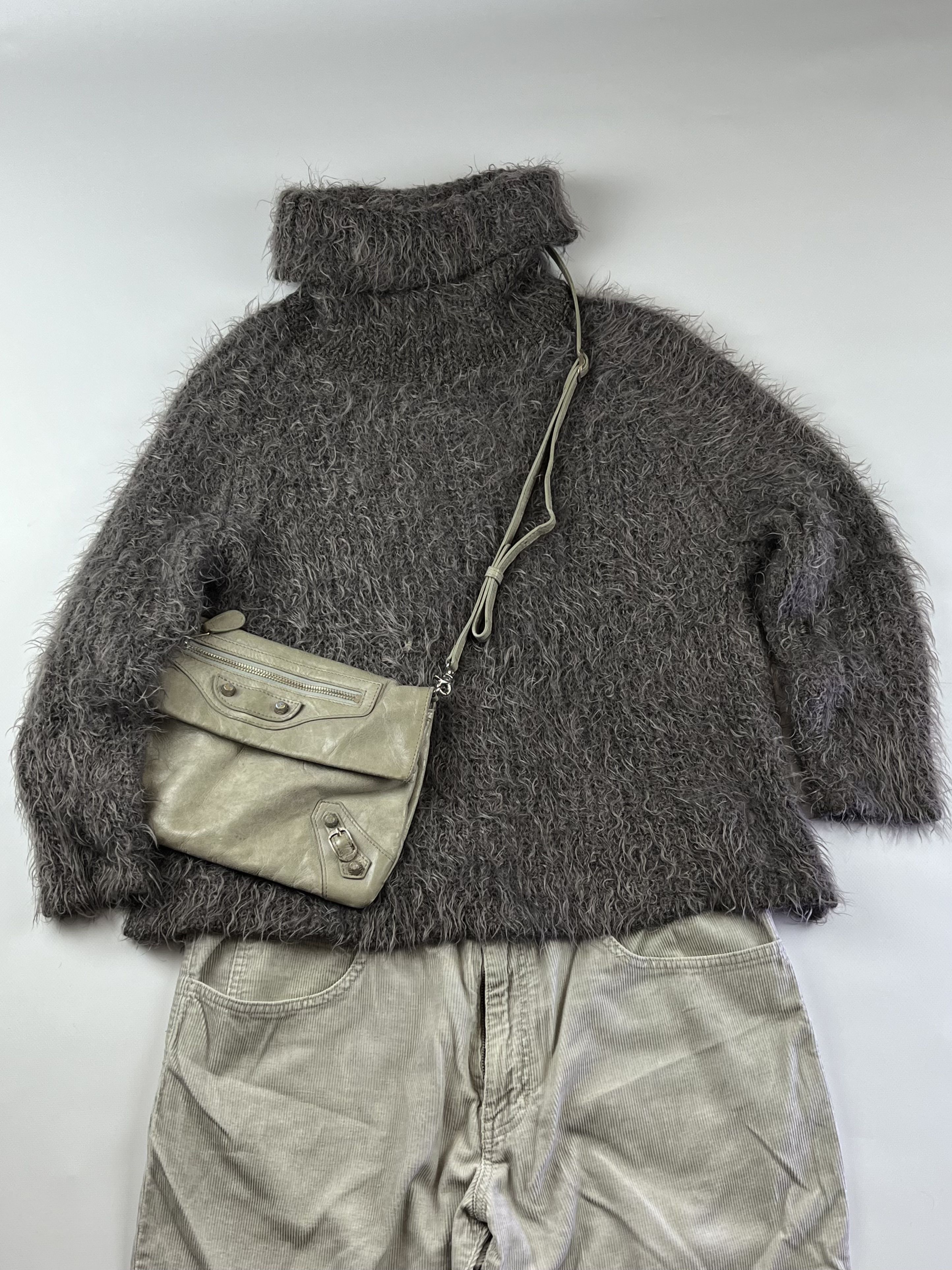 Vintage Vintage Noname Yeti Texture LGB Style Knited Sweater Size L / US 10 / IT 46 - 1 Thumbnail