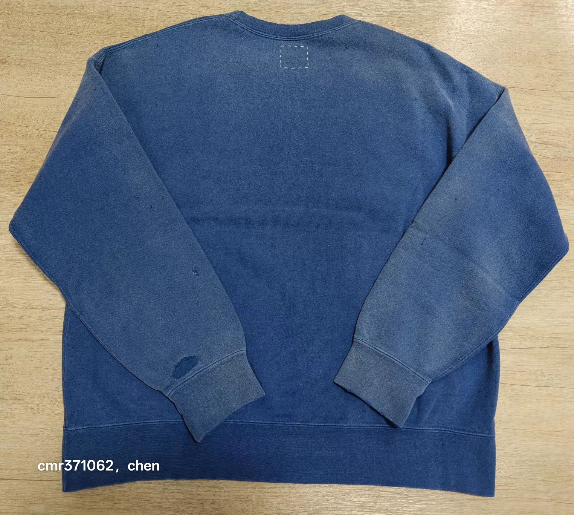 Visvim VISVIM 25AW JUMBO SB LS CRASH Navy 2 BN Sweatshirt Size US M / EU 48-50 / 2 - 6 Thumbnail