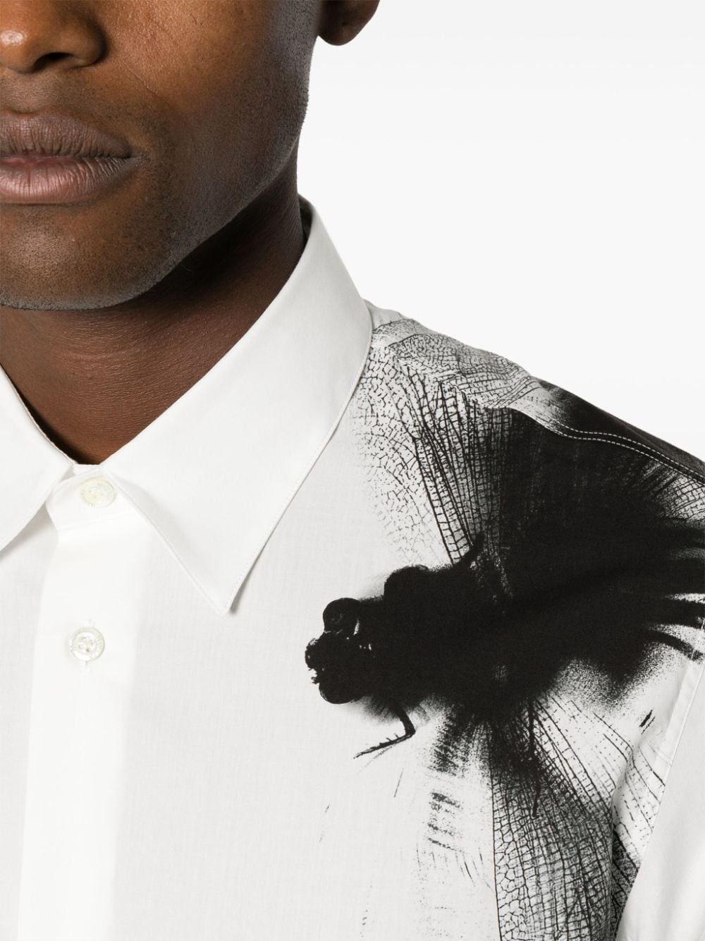 Alexander McQueen o1w1db10725 Oversized CNLD Shirt in White Size US XL / EU 56 / 4 - 5 Thumbnail