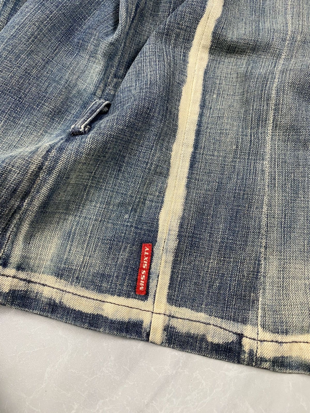 Miss Sixty Vintage Miss Sixty Italy Denim Biker Jacket Size S / US 4 / IT 40 - 7 Thumbnail