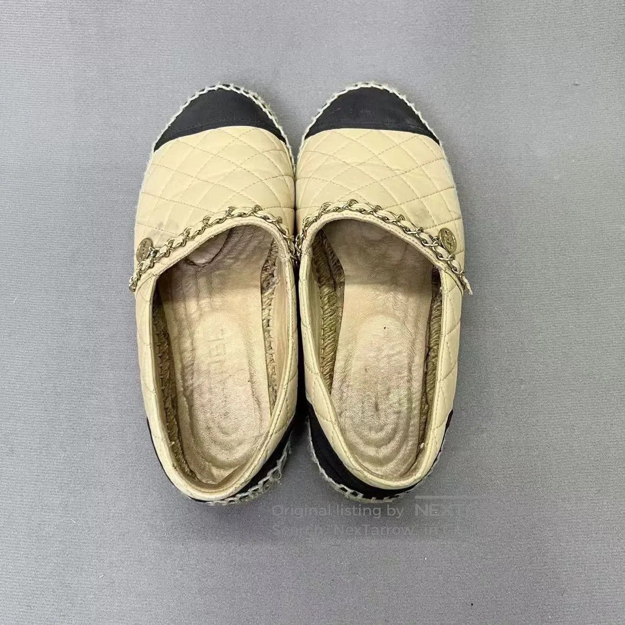 Chanel Chanel Quilted Espadrilles. Size US 5 / IT 35 - 3 Thumbnail