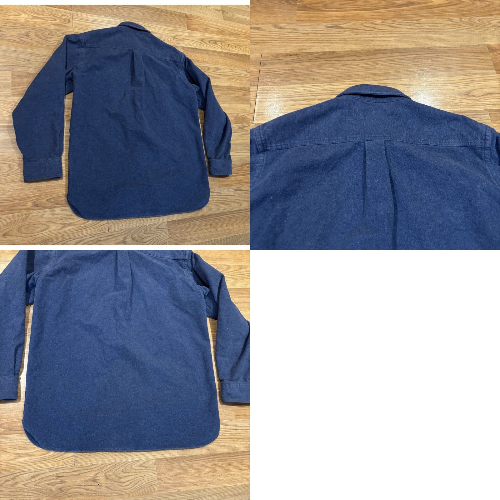 Vintage VINTAGE LL Bean Blue Chamois Shirt Heavy Flannel Outdoors Hunting Mens Medium Size US M / EU 48-50 / 2 - 8 Thumbnail