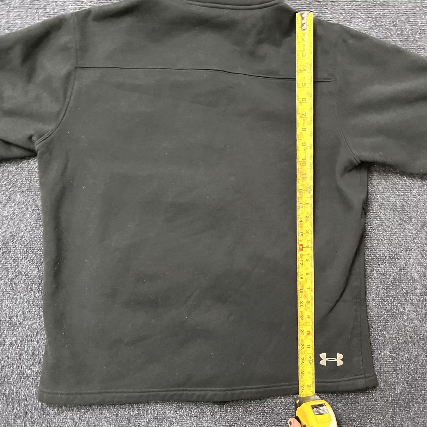 Under Armour Under Armour ColdGear Jacket Mens XL Black Full Zip Softshell Lined Pocketed Size US XL / EU 56 / 4 - 6 Thumbnail