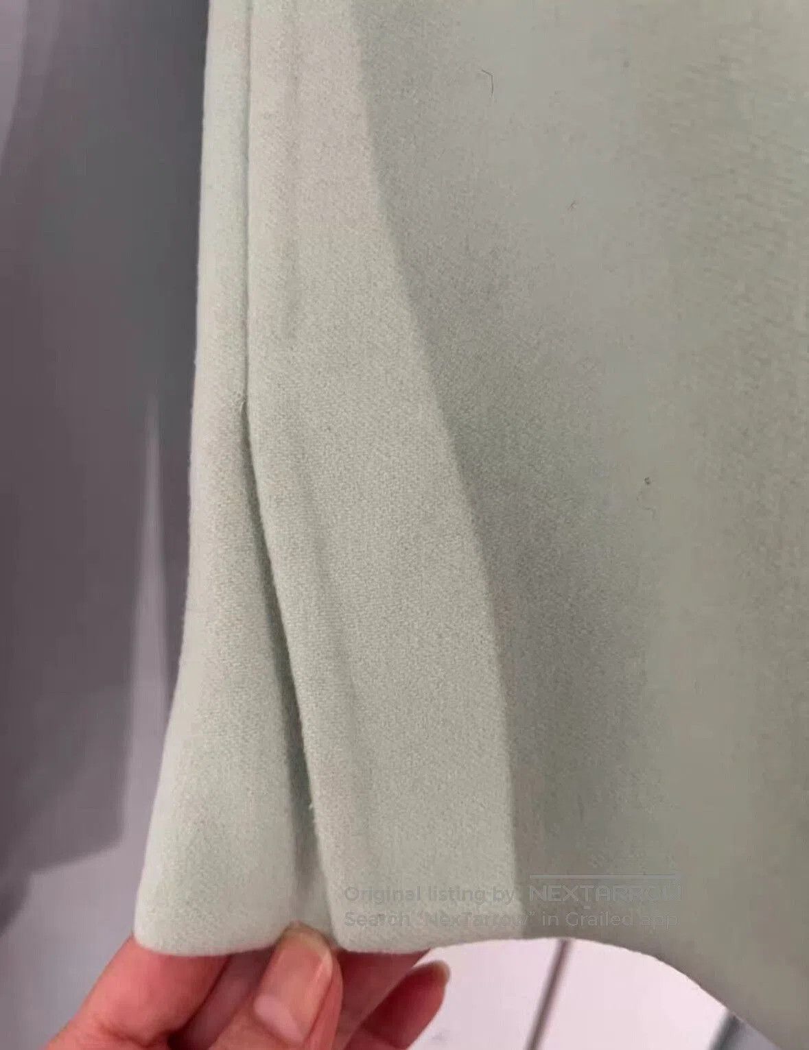 Jil Sander JIL SANDER Green Cashmere Coat. Size L / US 10 / IT 46 - 4 Thumbnail