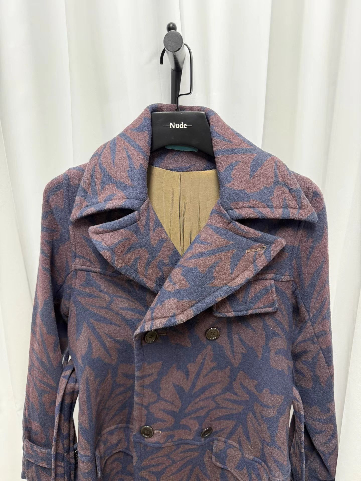 Undercover UNDERCOVER 97AW Maple Leaf Pleated Patchwork Coat K20 Size US L / EU 52-54 / 3 - 2 Thumbnail
