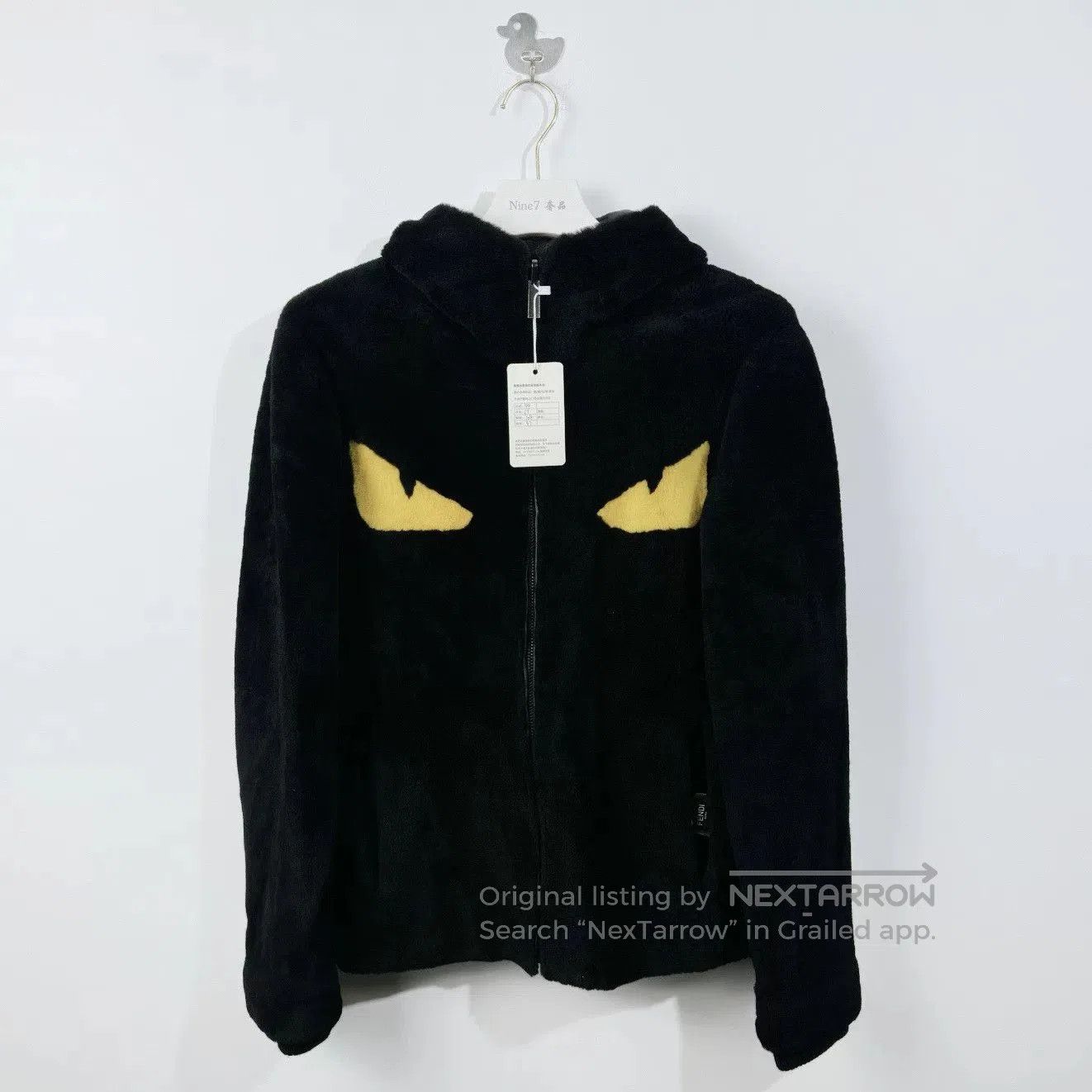 Fendi Fendi Black Monster Double-Sided Sheepskin Jacket. Size US M / EU 48-50 / 2 - 1 Thumbnail