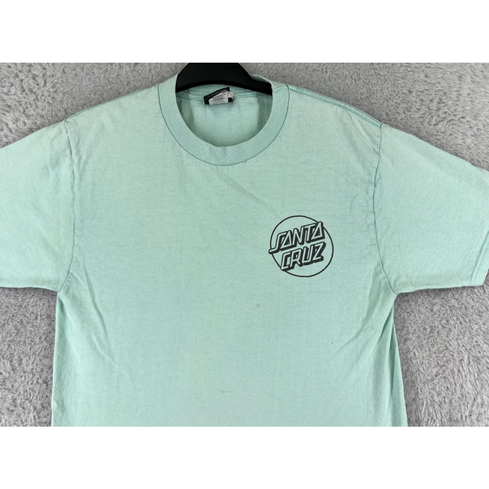 Vintage Santa Cruz Shirt Mens Small Blue Short Sleeve Crew Neck Cotton Skateboard Graphic Vintage No Size US S / EU 44-46 / 1 - 6 Thumbnail