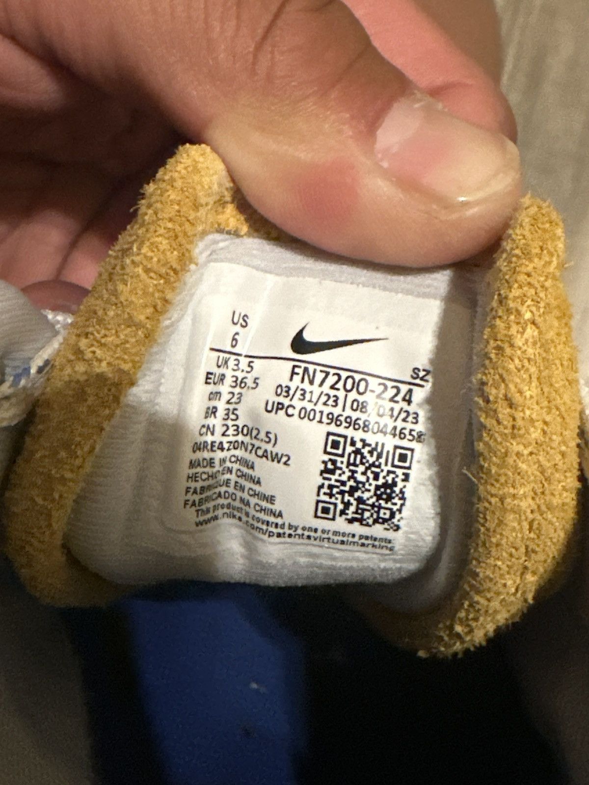 Nike NIKE AIR MAX 1 TAN LINES Size US 6 / IT 36 - 6 Thumbnail