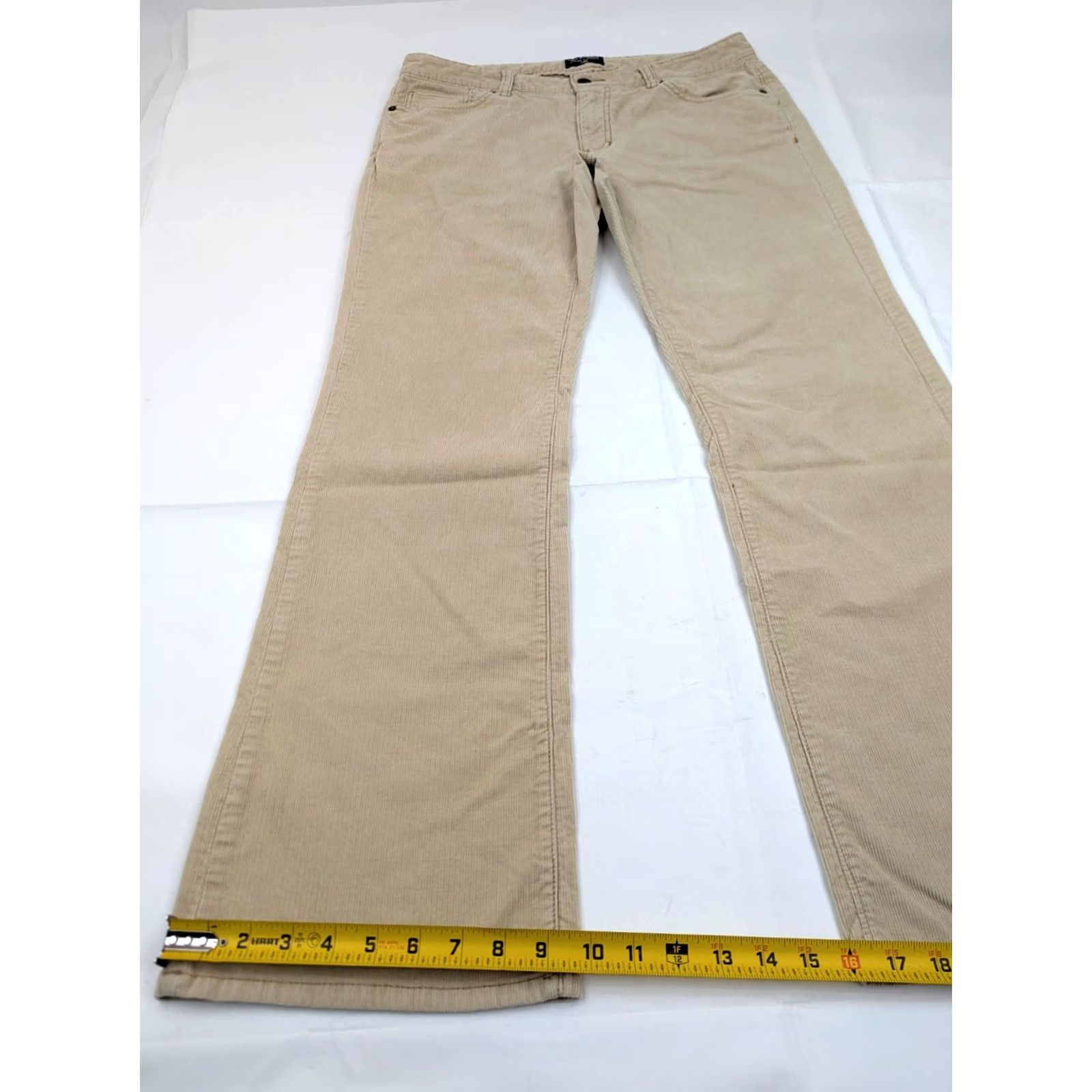 Polo Ralph Lauren Polo Ralph Lauren Polo Jeans Co. Corduroy Bootcut Pants Women 10x32 Beige Khakis Regular Straight 34W 31L Vintage: No Size 32" / US 10 / IT 46 - 2 Thumbnail