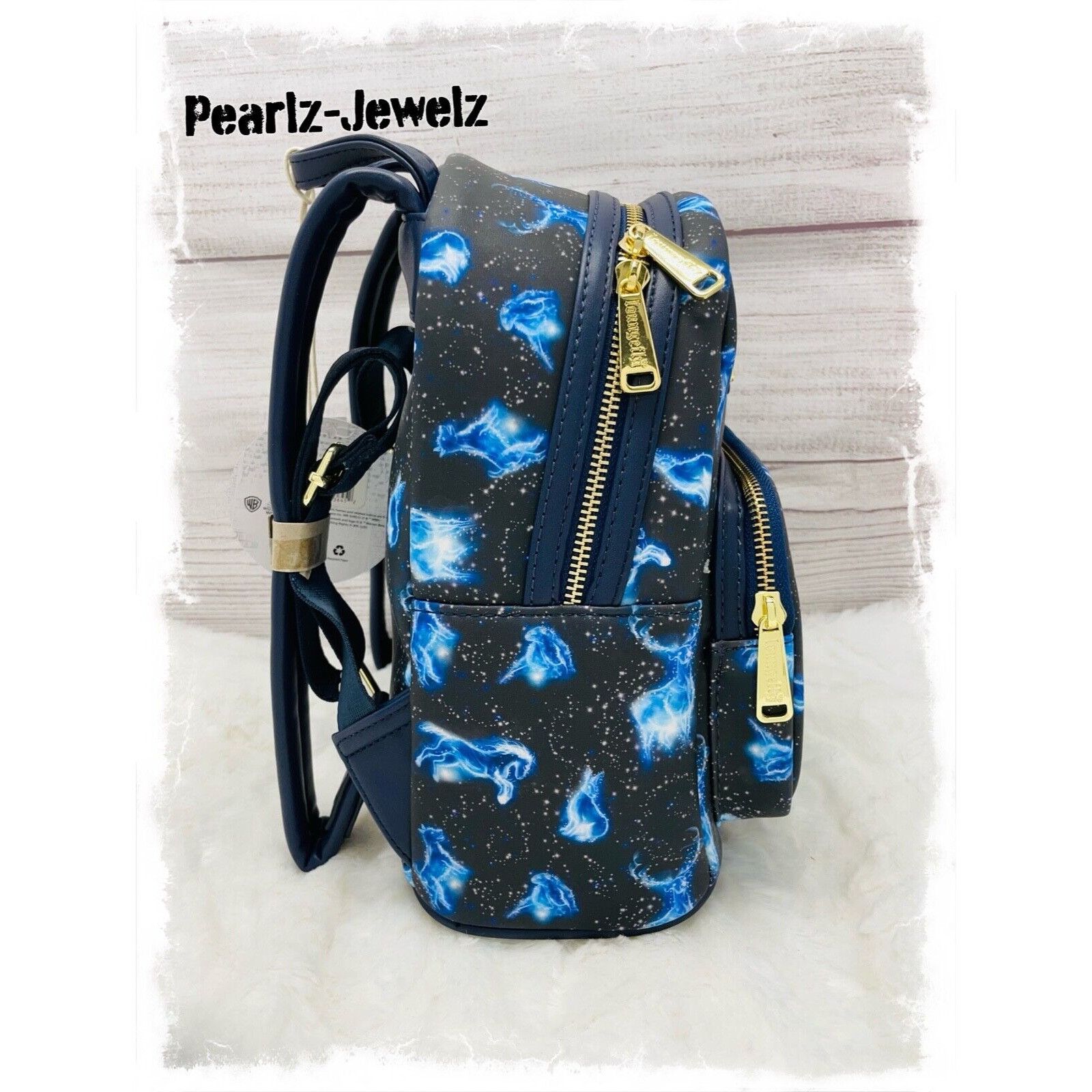 Disney Loungefly Harry Potter Patronus Horse Allover Print AOP Mini Size ONE SIZE - 2 Thumbnail