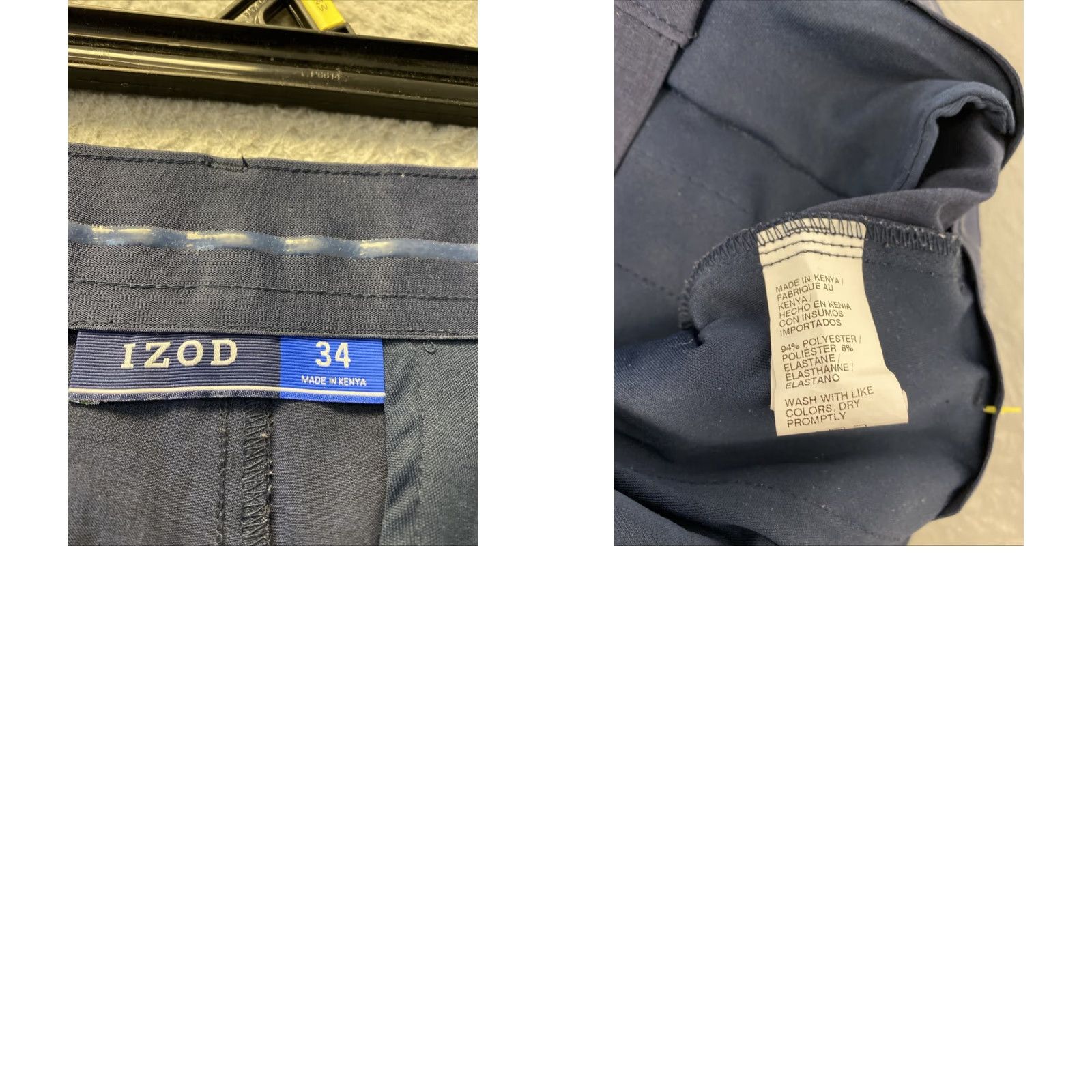 Izod Izod Golf Shorts Mens Sz 34 Navy Blue Zip Pockets Flat Front Performance/143-30 Size US 34 / EU 50 - 8 Thumbnail