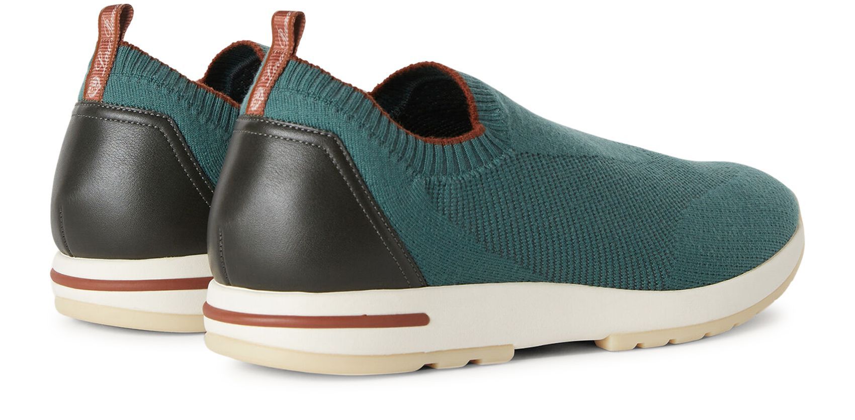 Loro Piana o1w1db10125 FAI1540 Lp Flexy Active Sneakers in Green Size US 7 / EU 40 - 4 Thumbnail