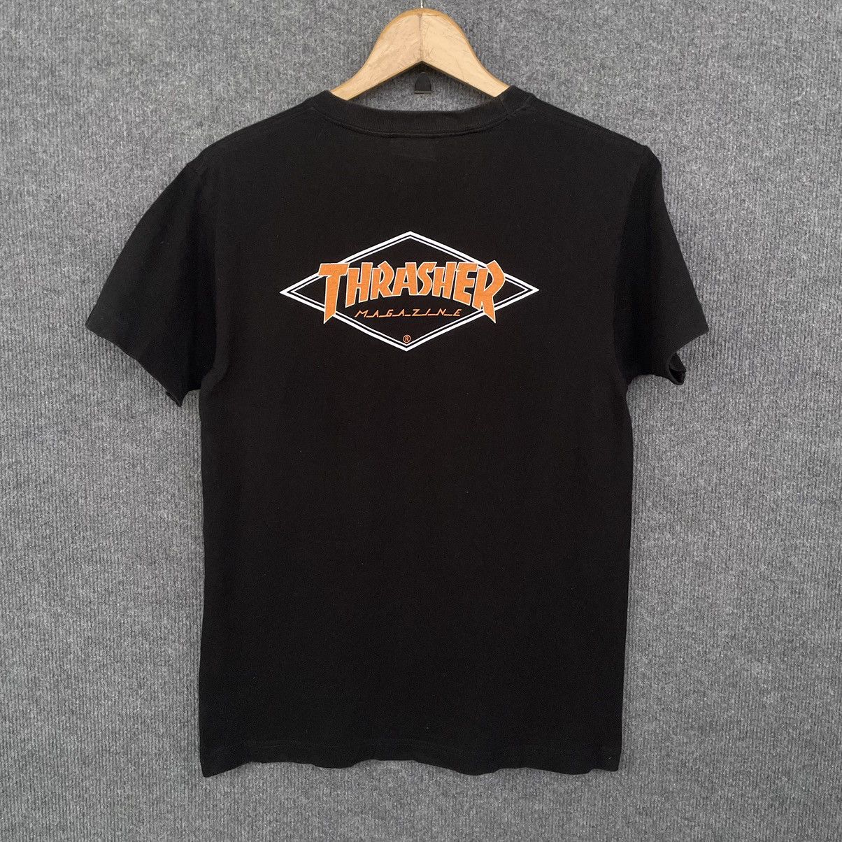 Thrasher × Vintage Vintage Y2K Thrasher Magazine Skateboard Skater T Shirt Size US S / EU 44-46 / 1 - 1 Thumbnail