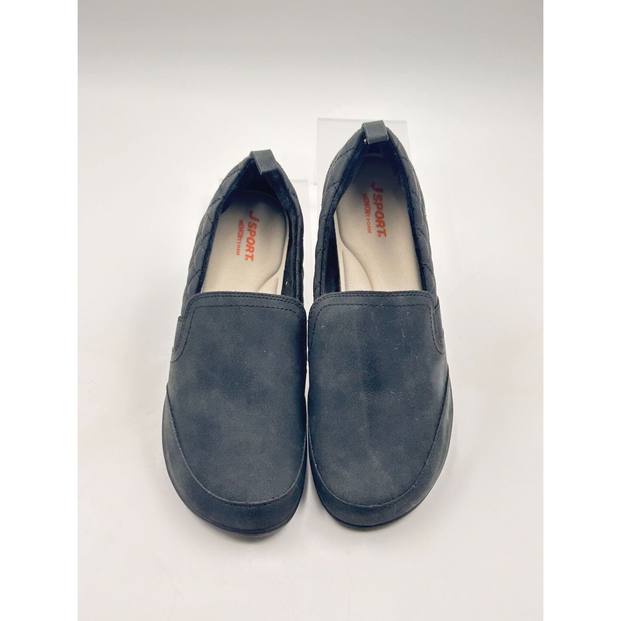 Other JSport Lisa Women US 8 Black Slip On Shoes Memory Foam Comfo Size US 8 / IT 38 - 2 Thumbnail