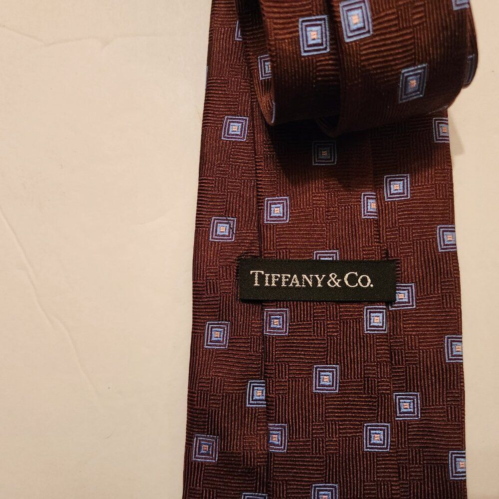 Tiffany & Co. Tiffany & Co men's new 100%silk tie Size ONE SIZE - 3 Thumbnail