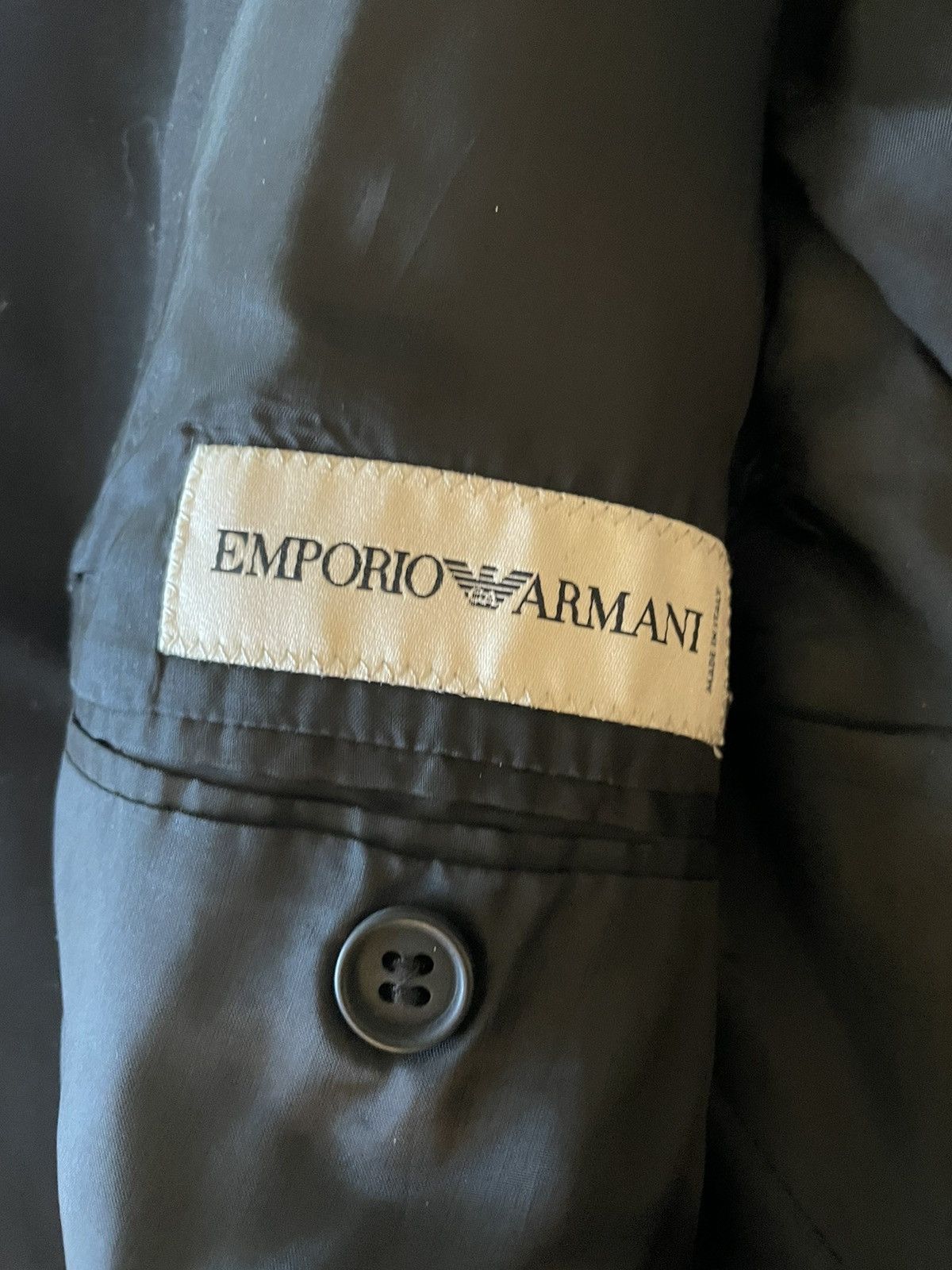 Emporio Armani 4-Button Wool Suit Jacket Size 42R - 7 Thumbnail
