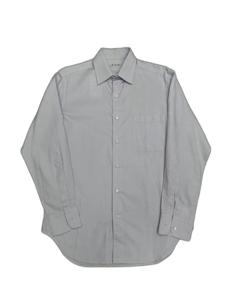 Loro Piana Loro Piana Light Purple Button-Up Shirt- Size US M / EU 48-50 / 2 - 1 Thumbnail