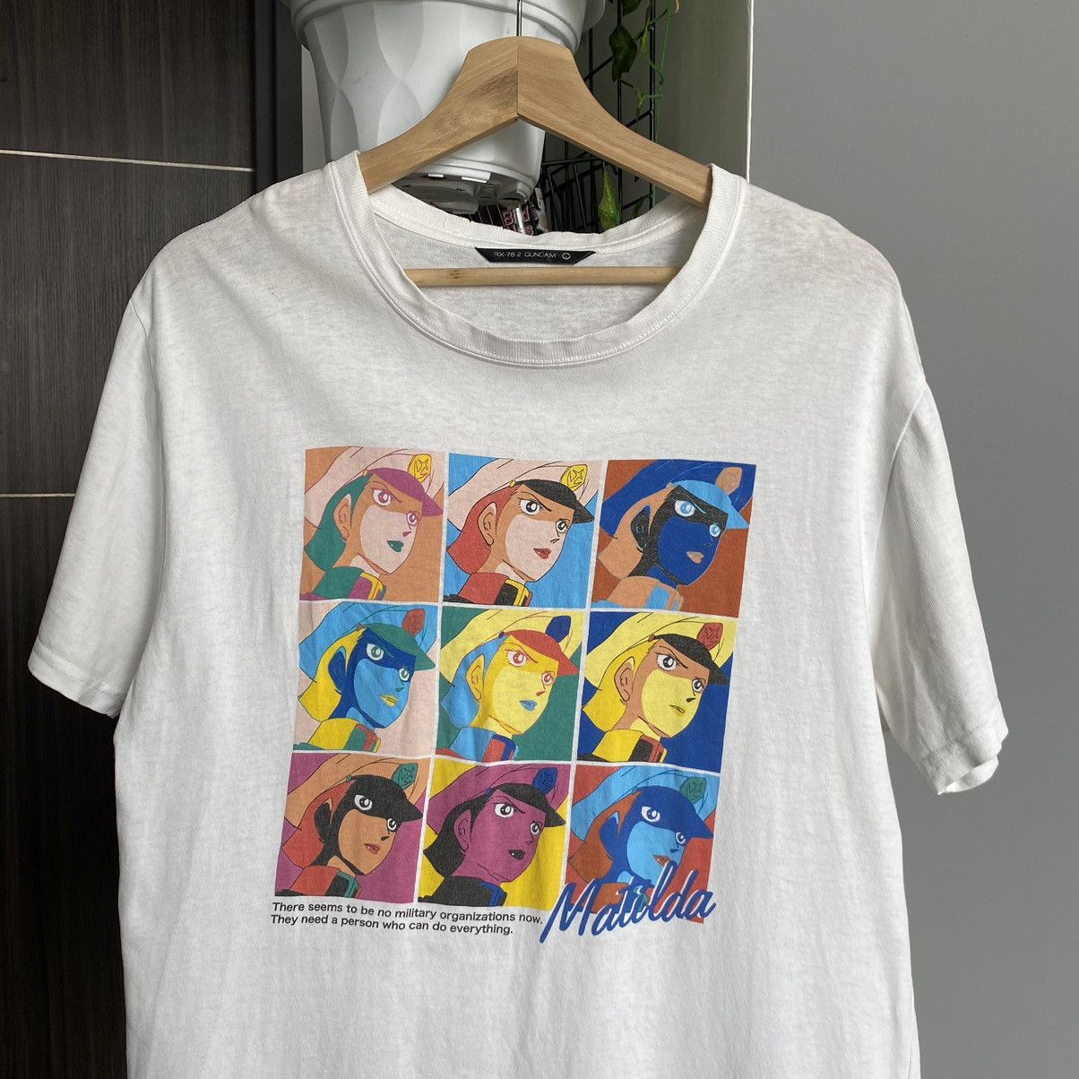 Anime Thrashed Vintage Y2K Mobile Suit Gundam ERD GRUNGE TSHIRT Size US L / EU 52-54 / 3 - 2 Thumbnail