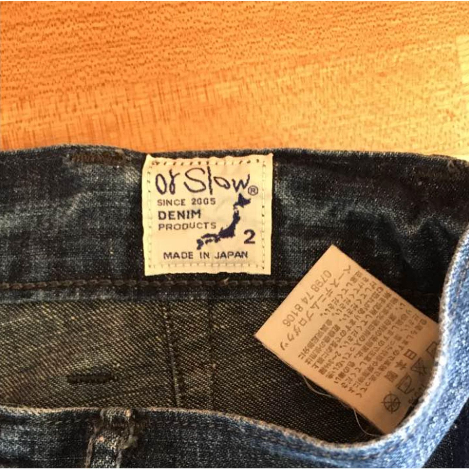 Orslow orSlow Indigo Nep Denim Fatigue Pants – Size 2 – Button Fly Size US 30 / EU 46 - 3 Thumbnail