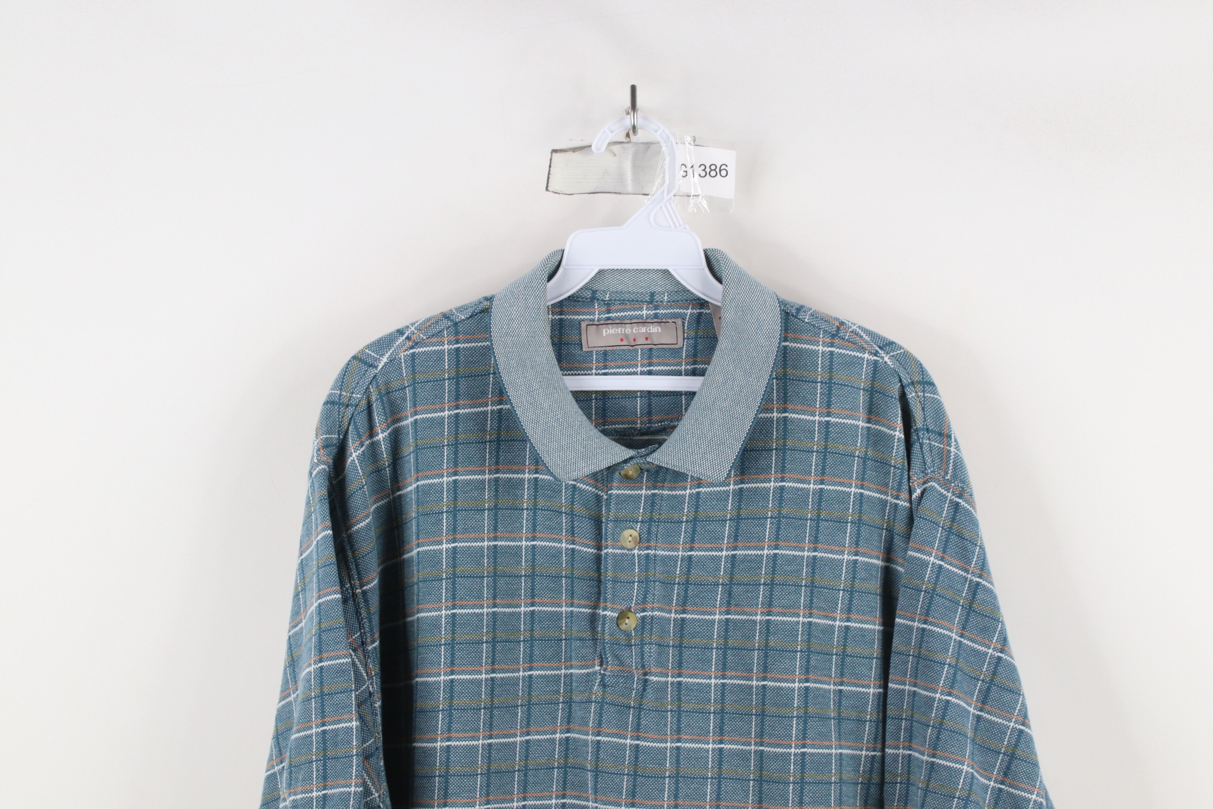 Vintage Vintage 90s Streetwear Checkered Collared Golf Polo Shirt Size US L / EU 52-54 / 3 - 2 Thumbnail