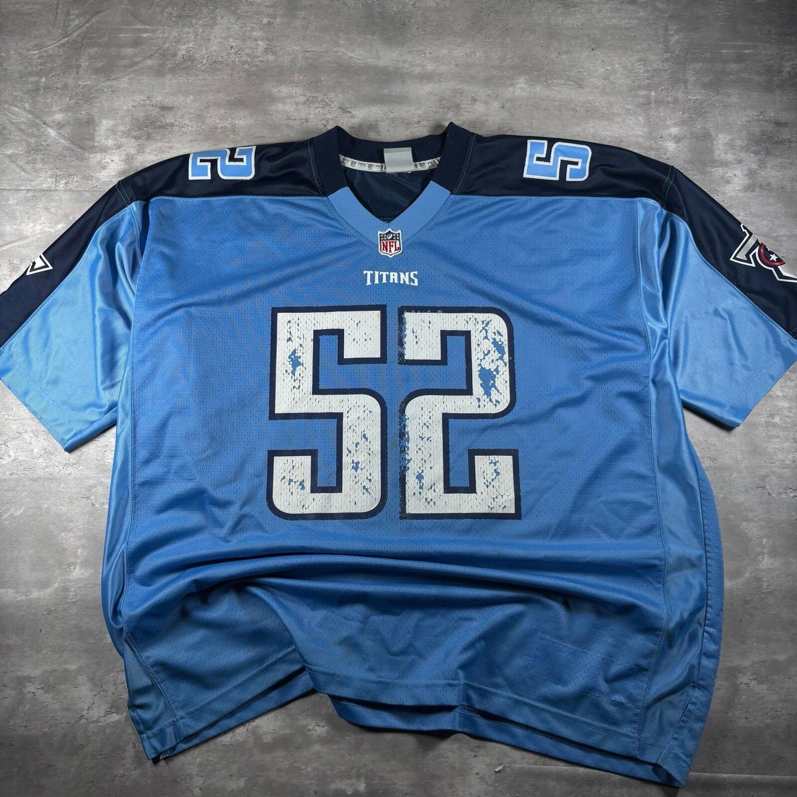 NFL Vintage Tennessee Titans #52 jersey Size US XL / EU 56 / 4 - 1 Thumbnail