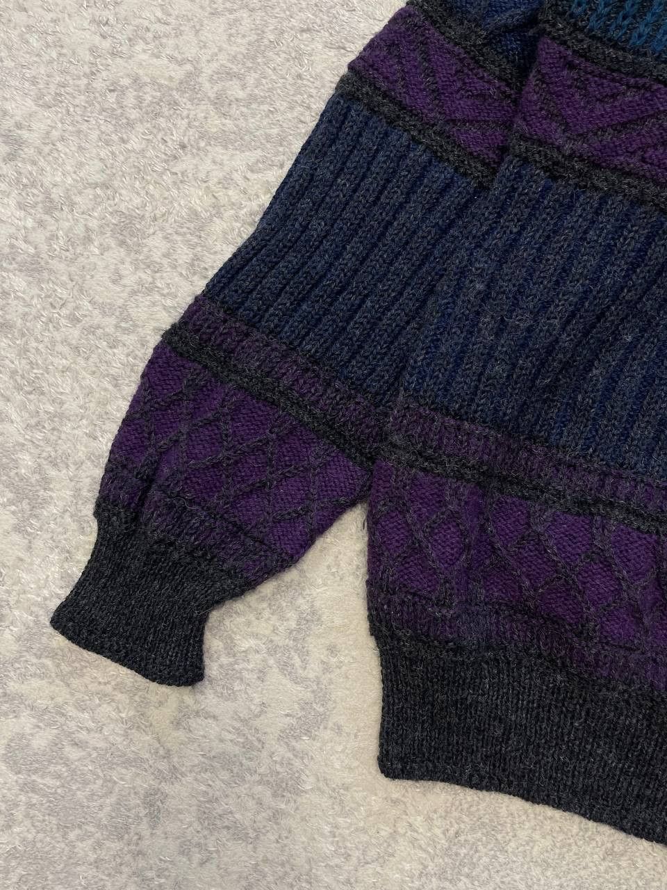 Pendleton Vintage LOBO Wool Sweater Textured Knit Oversize 90s, USA Size US L / EU 52-54 / 3 - 5 Thumbnail