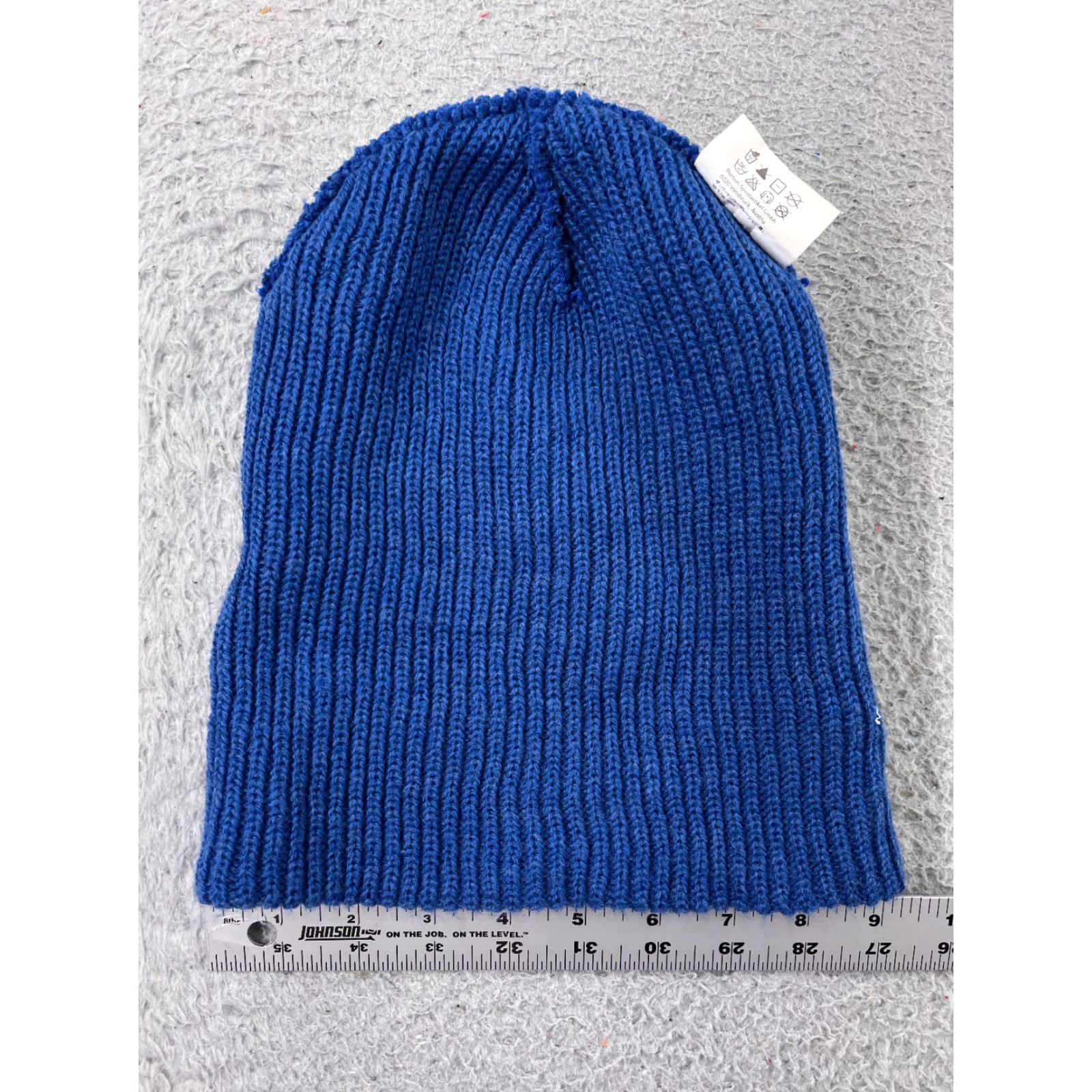 Burton Burton Beanie Hat Adult One Size Blue Knit 100% Acrylic Ski Snowboard Logo Winter Casual Mens Size ONE SIZE - 5 Thumbnail