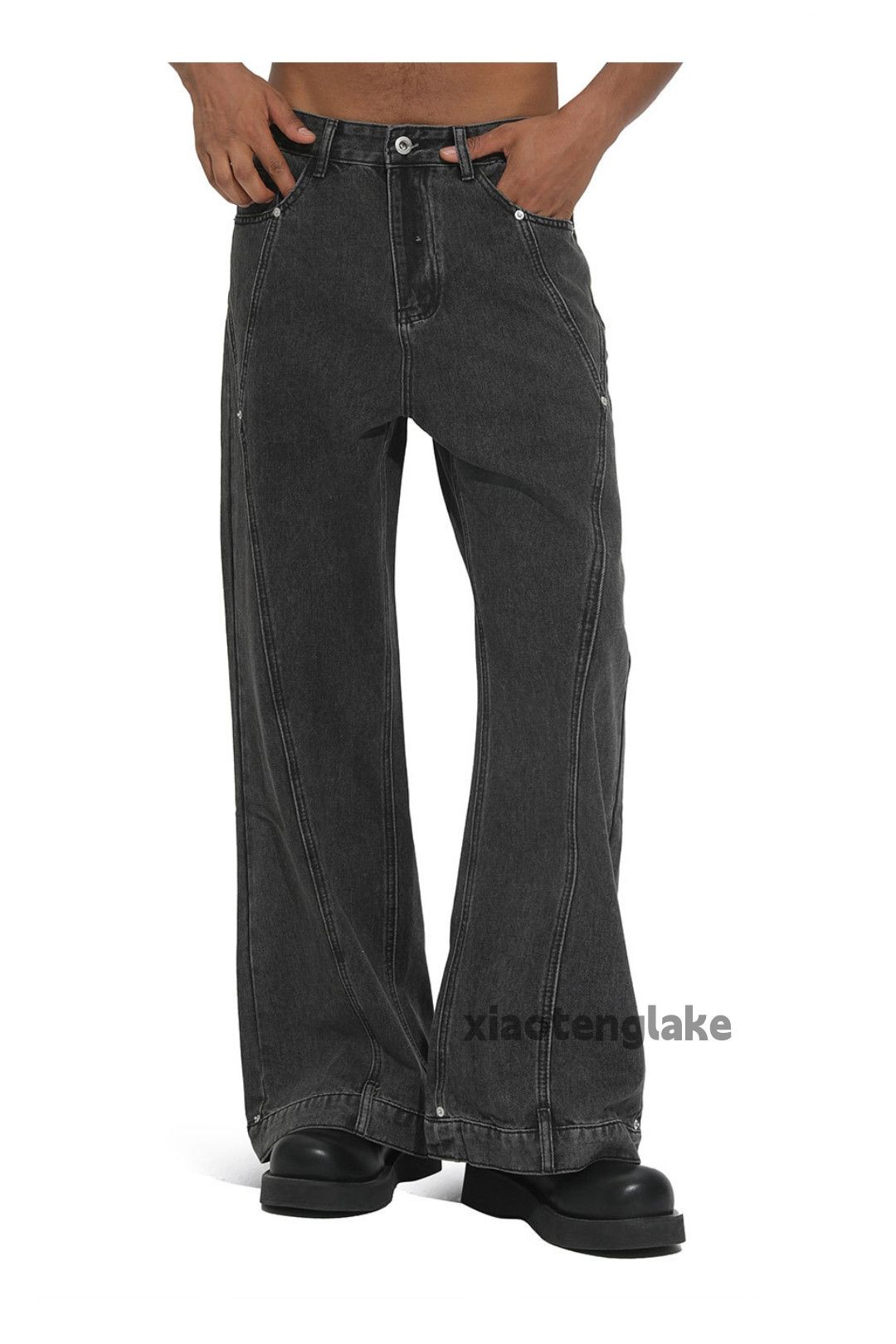 Jean zx vintage washed faded punk grunge hiphop jeans Size US 32 / EU 48 - 10 Thumbnail