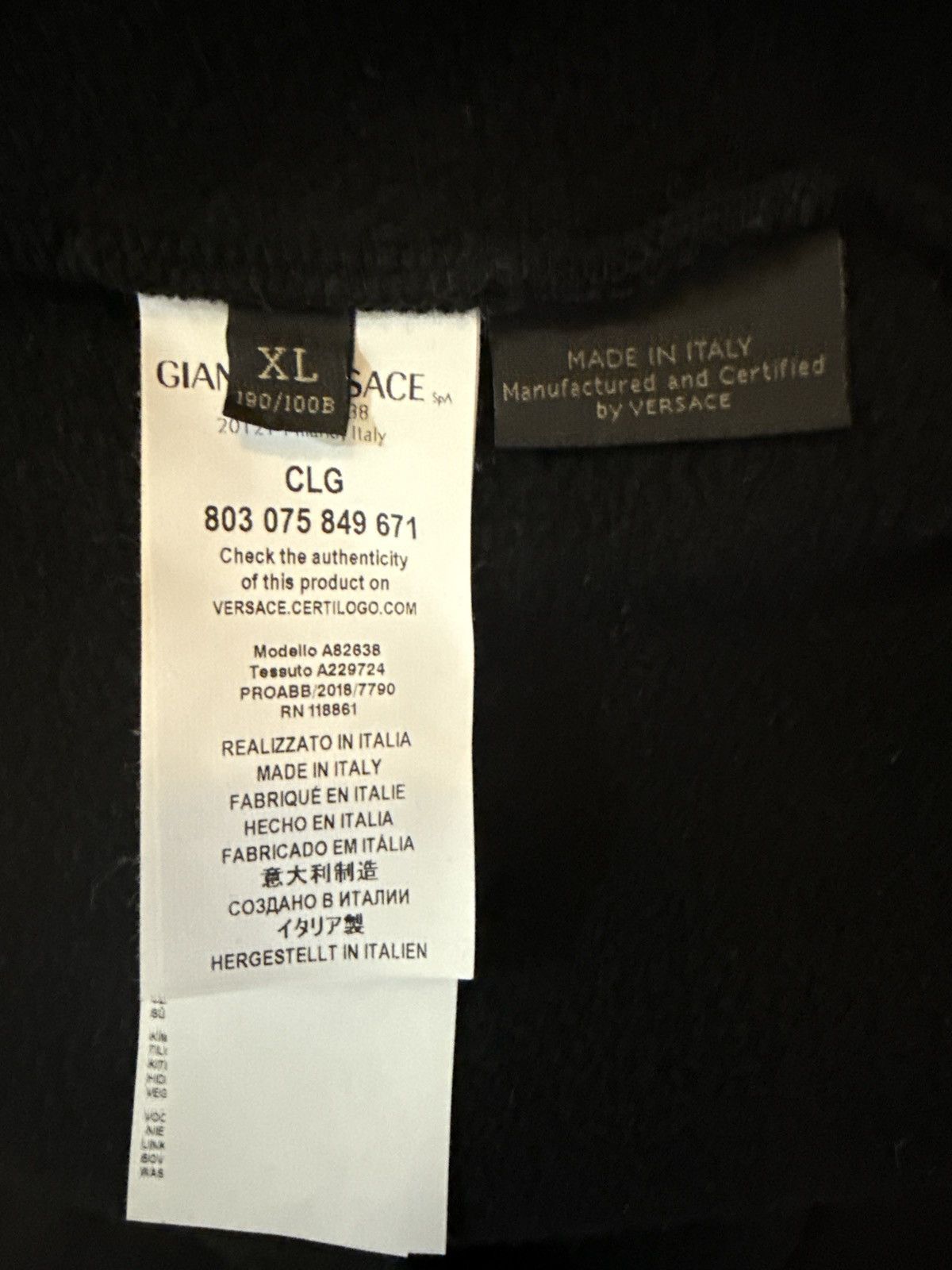 Kith × Versace Kith Versace Greek key box logo crewneck sweatshirt. Size US XL / EU 56 / 4 - 10 Thumbnail