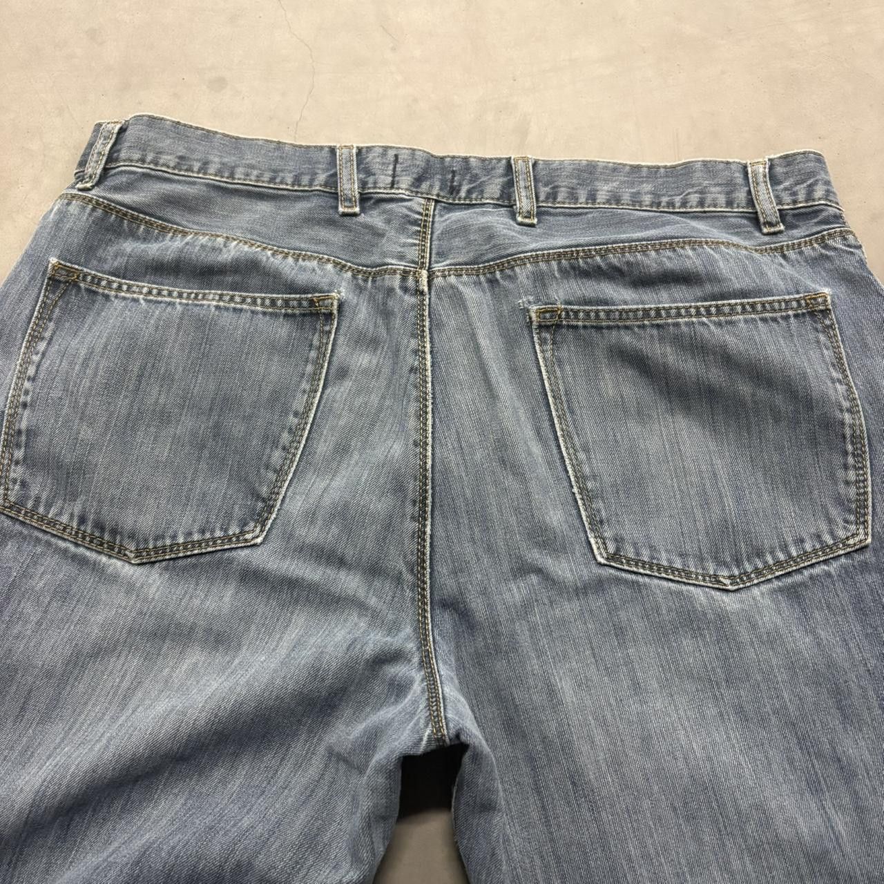 Gap Crazy Vintage Y2K/2000s Baggy Loose Fit Streetwear Gap Medium Blue Wash Denim Jeans! Size US 36 / EU 52 - 5 Thumbnail
