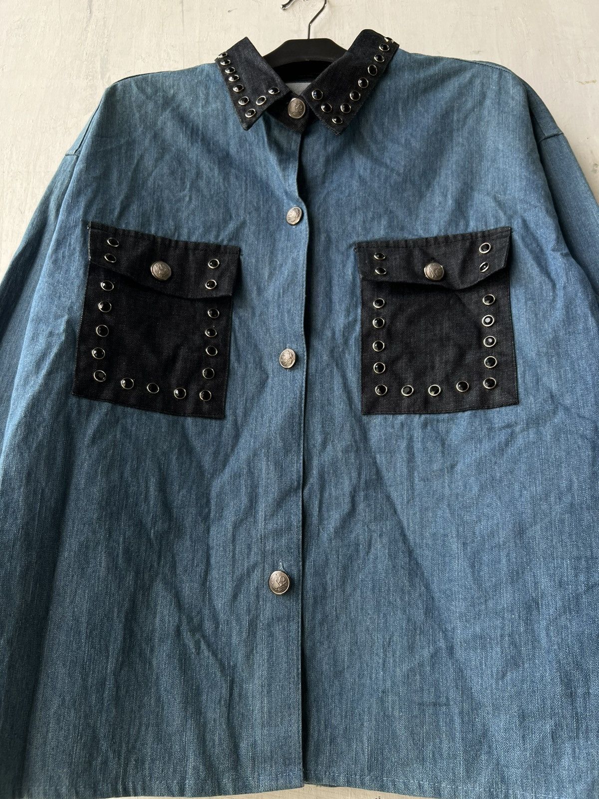 20471120 × Japanese Brand Studded Denim Shirt Bec Size US M / EU 48-50 / 2 - 6 Thumbnail