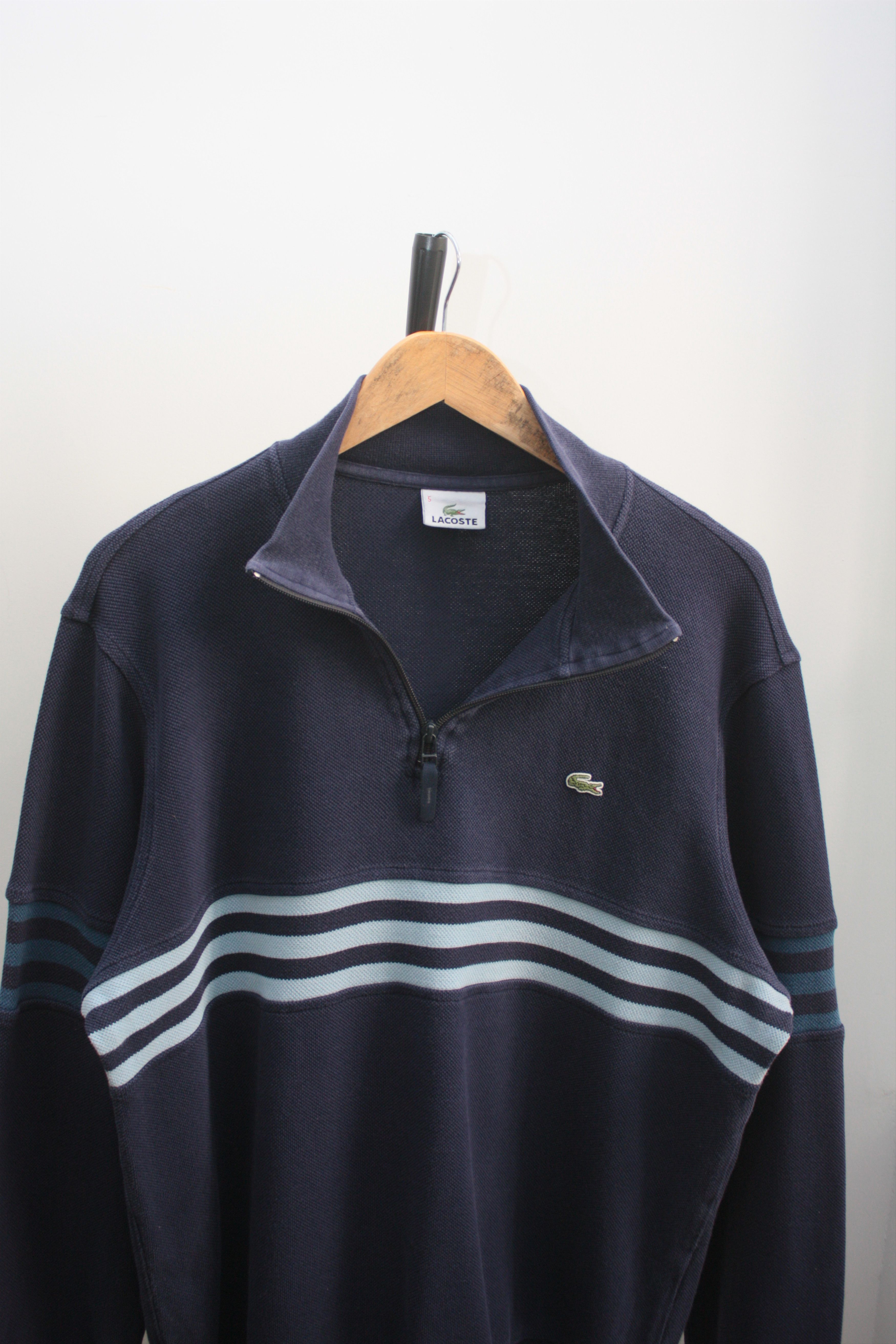 Lacoste Lacoste Vintage Navy Pullover Men's L Size US L / EU 52-54 / 3 - 1 Thumbnail