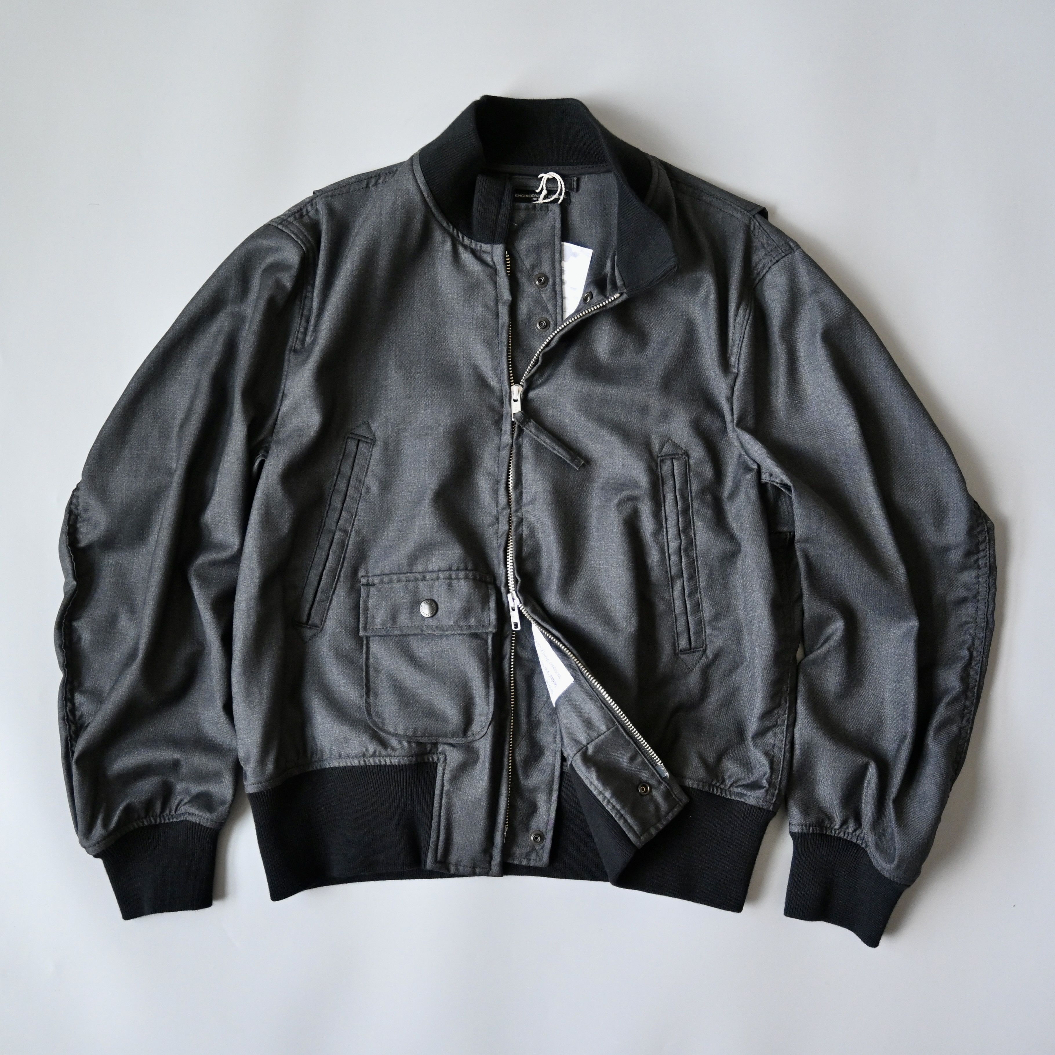 Engineered Garments UNUSED, ENGINEERED GARMENTS, Tanker Jacket, Wool, Charcoal Size US XS / EU 42 / 0 - 1 Thumbnail
