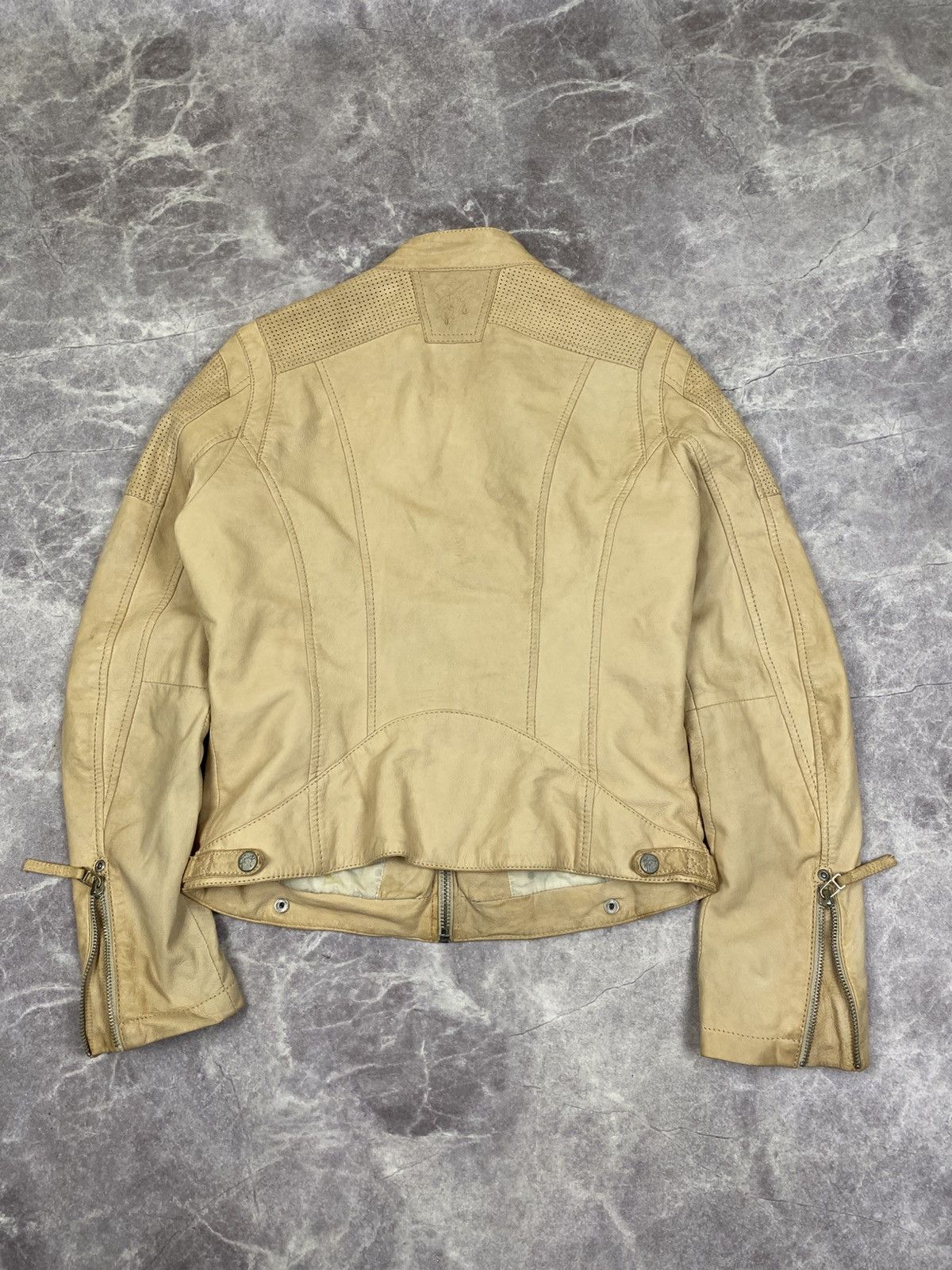 Hysteric Glamour Gipsy Avantgarde Style Washed Faded Y2K Leather Jacket Sz:M Size M / US 6-8 / IT 42-44 - 6 Thumbnail