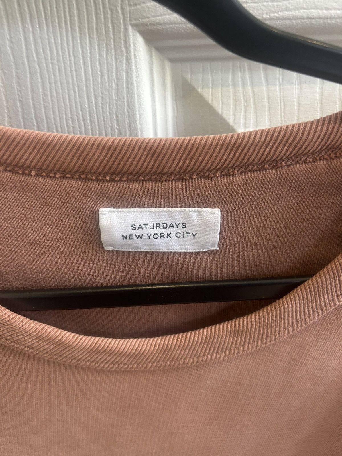 Saturdays NYC Pink/salmon crew neck sweatshirt from Saturdays NYC Size US M / EU 48-50 / 2 - 3 Thumbnail