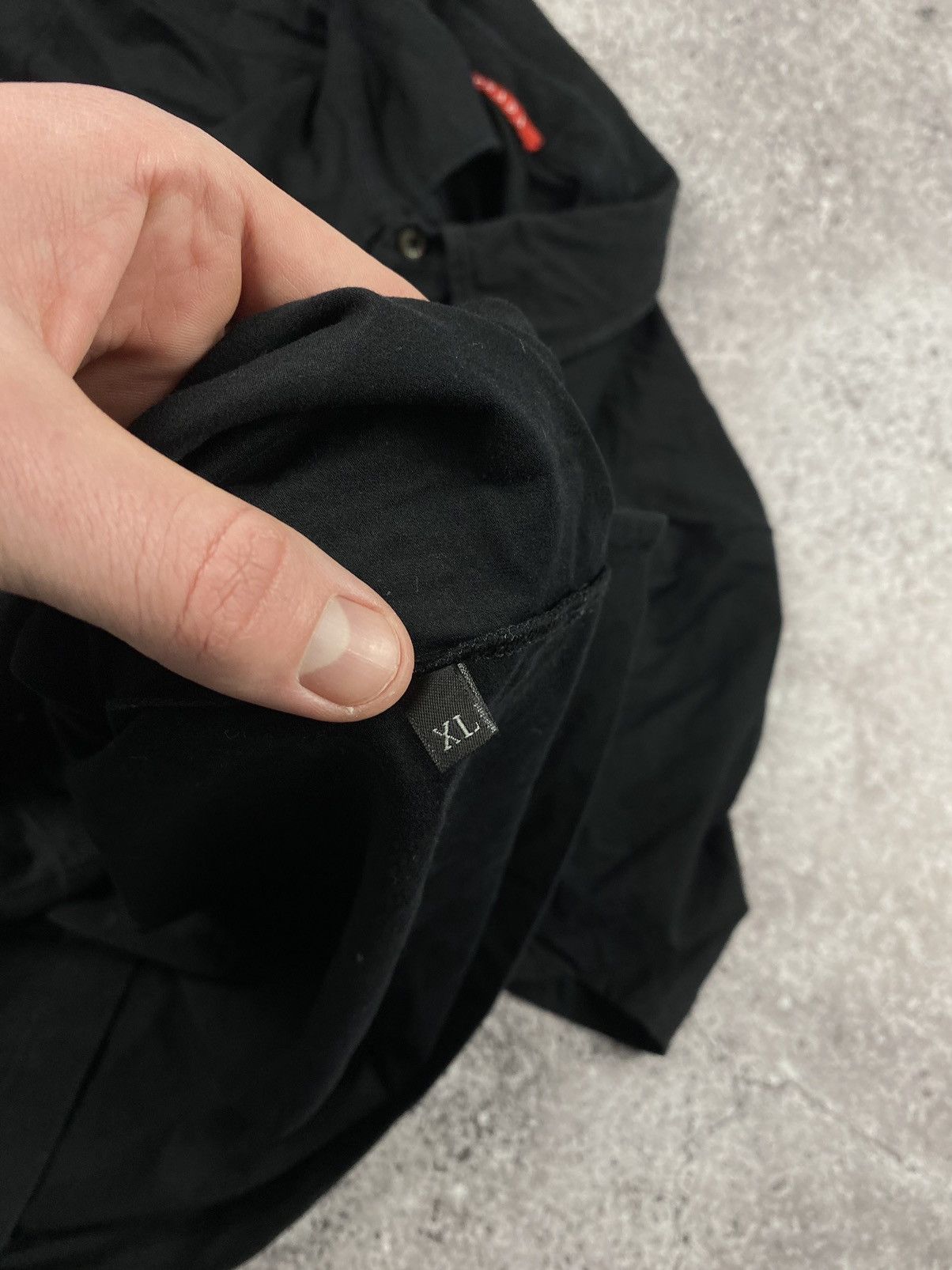 Prada Vintage Black Prada Pocket Polo logo tshirt Size US XL / EU 56 / 4 - 9 Thumbnail