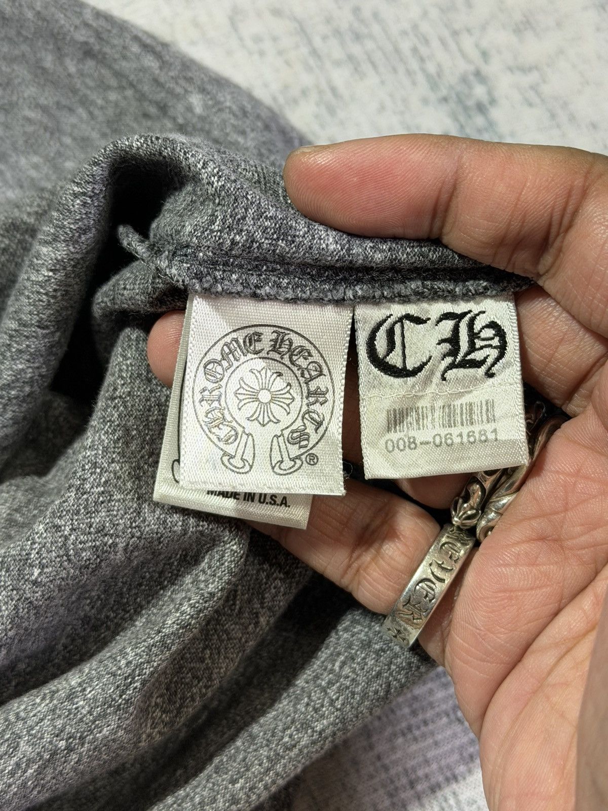 Chrome Hearts 2010s Cemetery Cross Leather Patch Pocket Heather Size US M / EU 48-50 / 2 - 10 Thumbnail