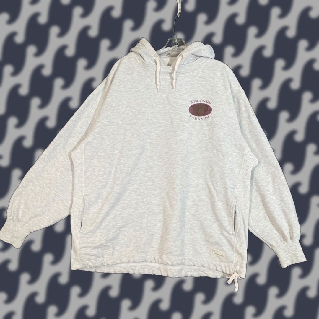 Vintage VINTAGE Gear For Sports Wisconsin Parkside Rangers Hoodie Sweatshirt Men XL Gray Pullover Sweatshirt Mens XL Size US XL / EU 56 / 4 - 1 Thumbnail