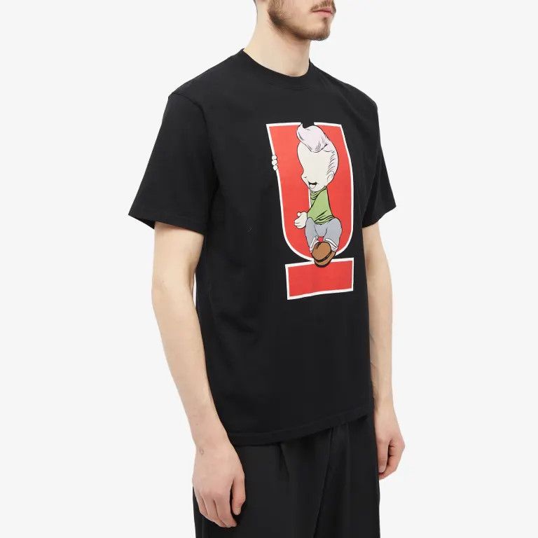 Undercover o1mle0824 Logo Man T-Shirts in Black Size US XL / EU 56 / 4 - 2 Thumbnail