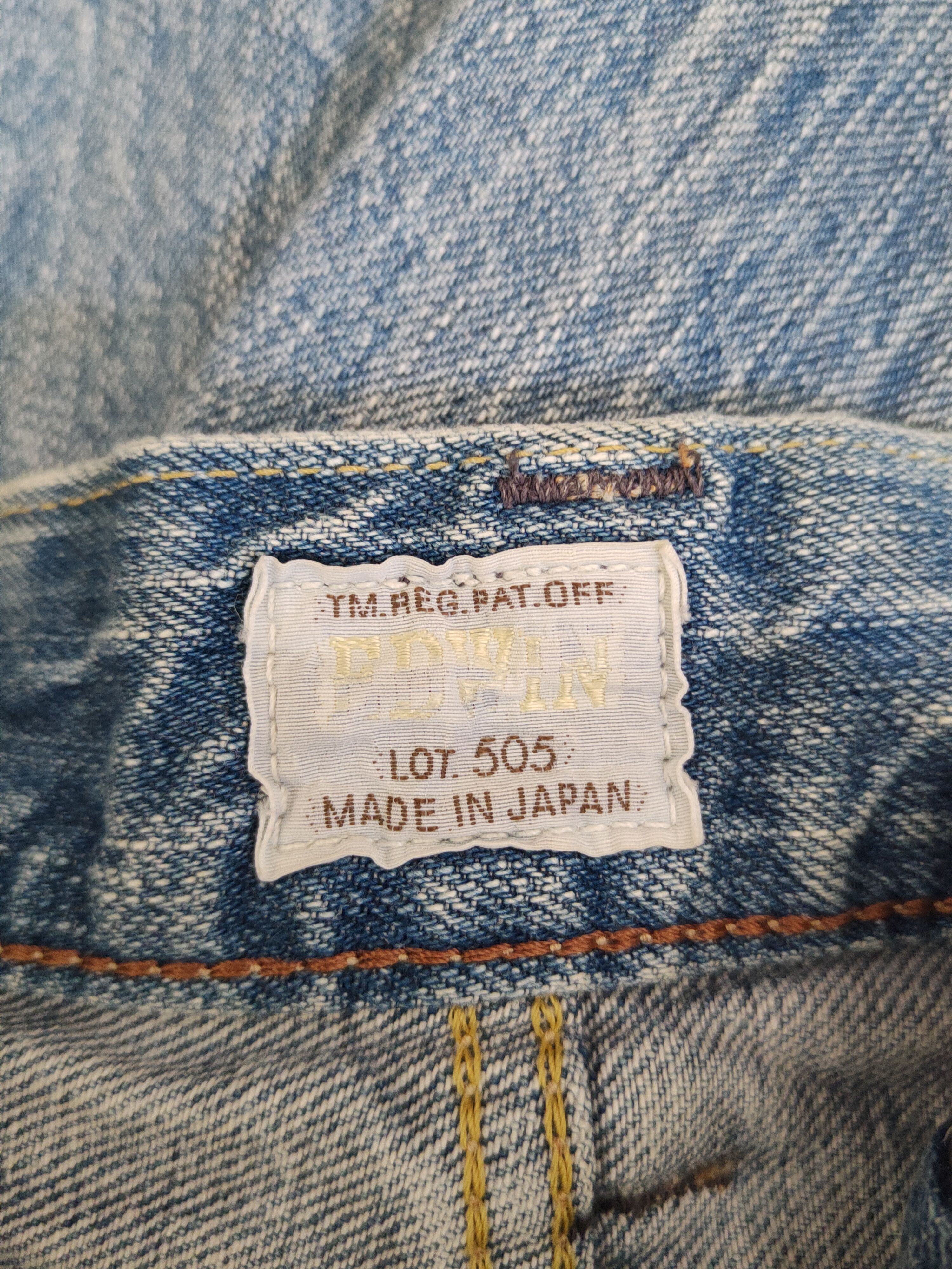 Edwin Edwin Blue Distressed Ripped Jeans #S2887 Size US 33 - 17 Thumbnail