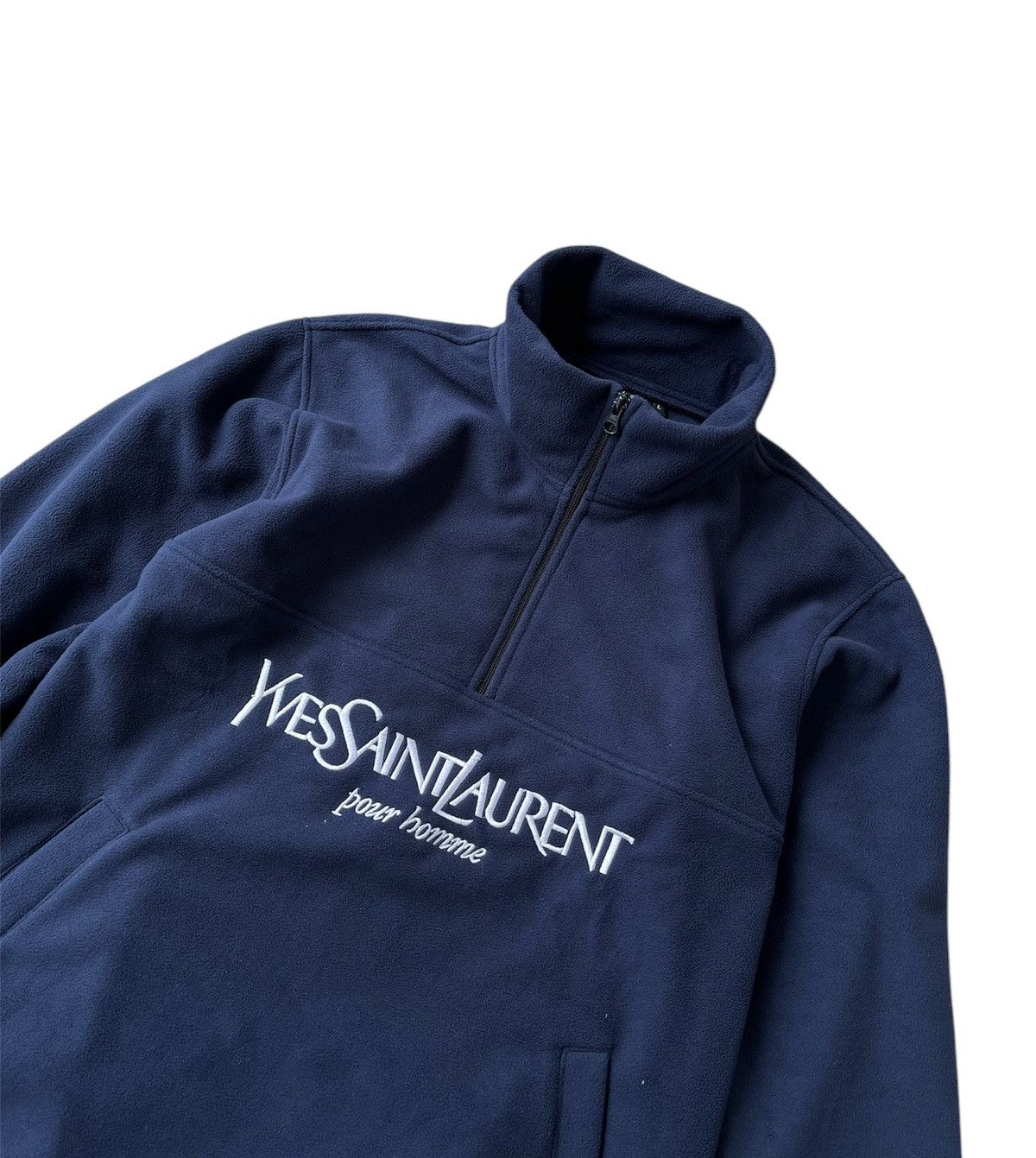 Yves Saint Laurent Vintage Dead Stock Yves Saint Laurent Pour Homme abig Logo Size US L / EU 52-54 / 3 - 3 Thumbnail