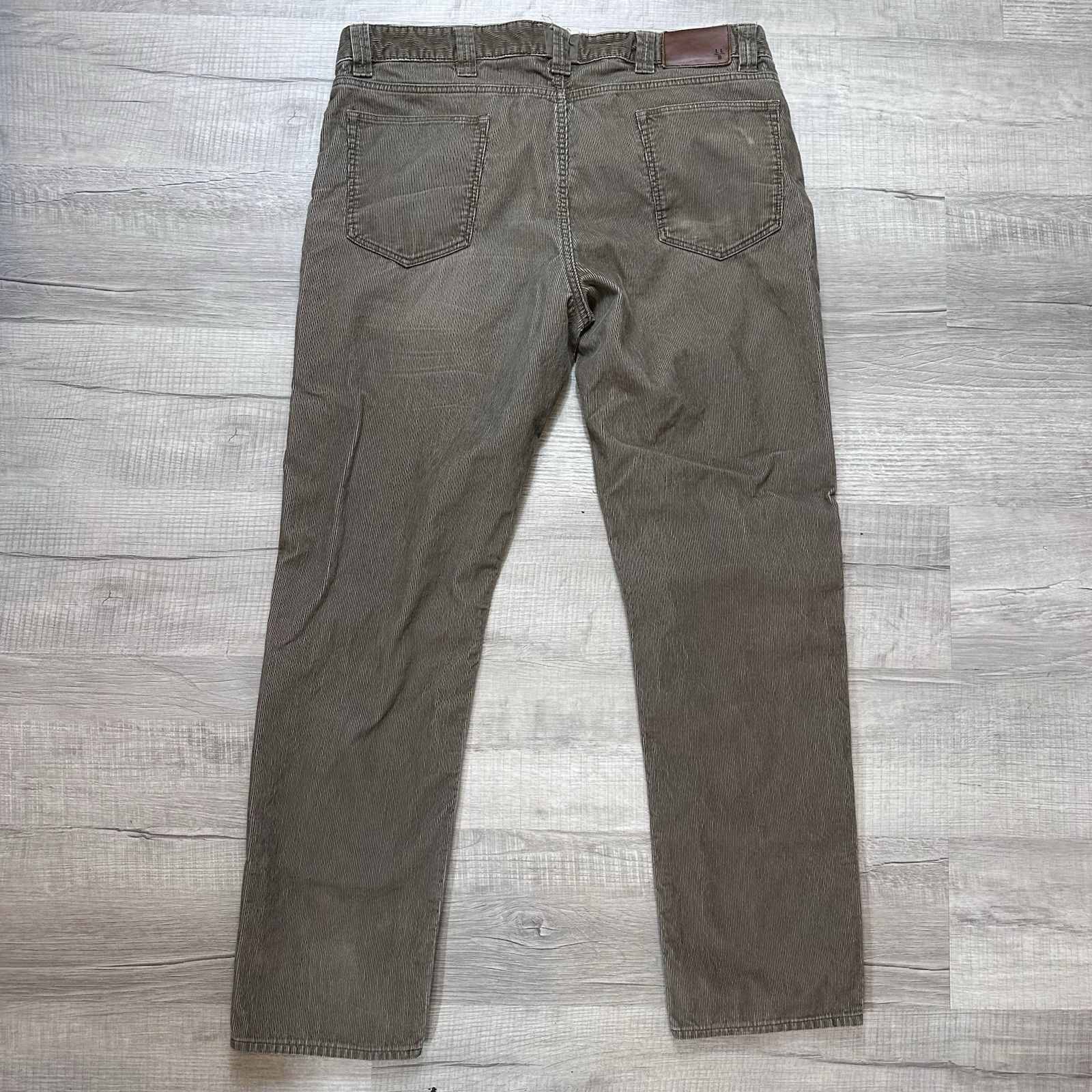 L.L. Bean L.L. Bean Signature Men's Slim Straight Corduroy Pants 38x32 Size US 38 / EU 54 - 5 Thumbnail