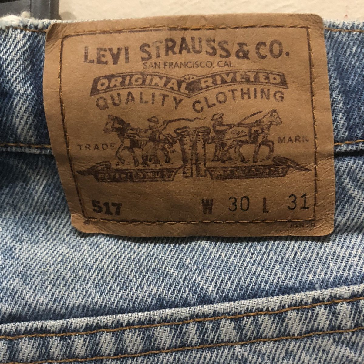 Levi's × Levi's Vintage Clothing × Vintage Levi’s Orange Tag Made In Usa denim Pants Size US 30 / EU 46 - 8 Thumbnail