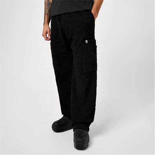 1017 ALYX 9SM o1g2r1mq0824 Distressed Jersey Cargo Trousers in Black Size US 30 / EU 46 - 3 Thumbnail