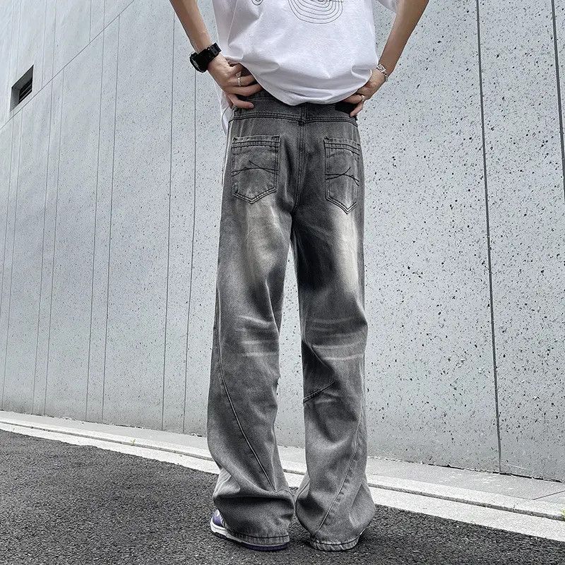 Japanese Brand × Jean Retro loose casual straight tie dye jeans Size US 30 / EU 46 - 4 Thumbnail