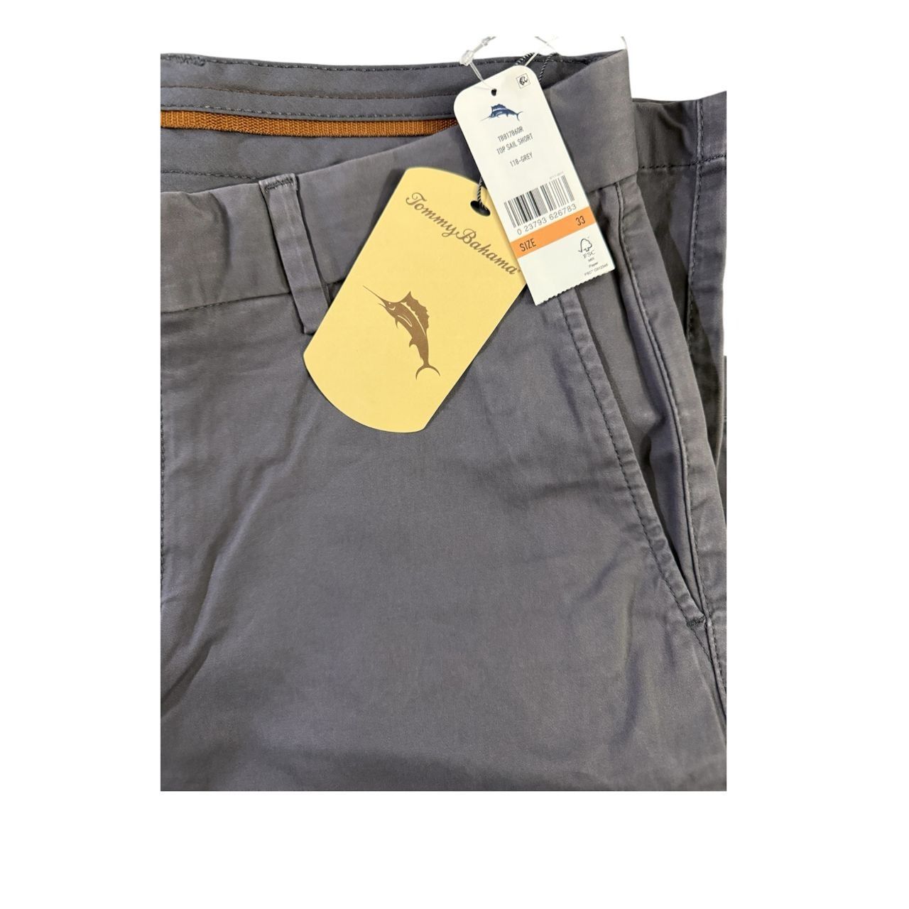 Tommy Bahama Tommy Bahama Mens Gray Top Sail Pockets Chino Shorts Sz 33 N Size US 33 - 5 Thumbnail